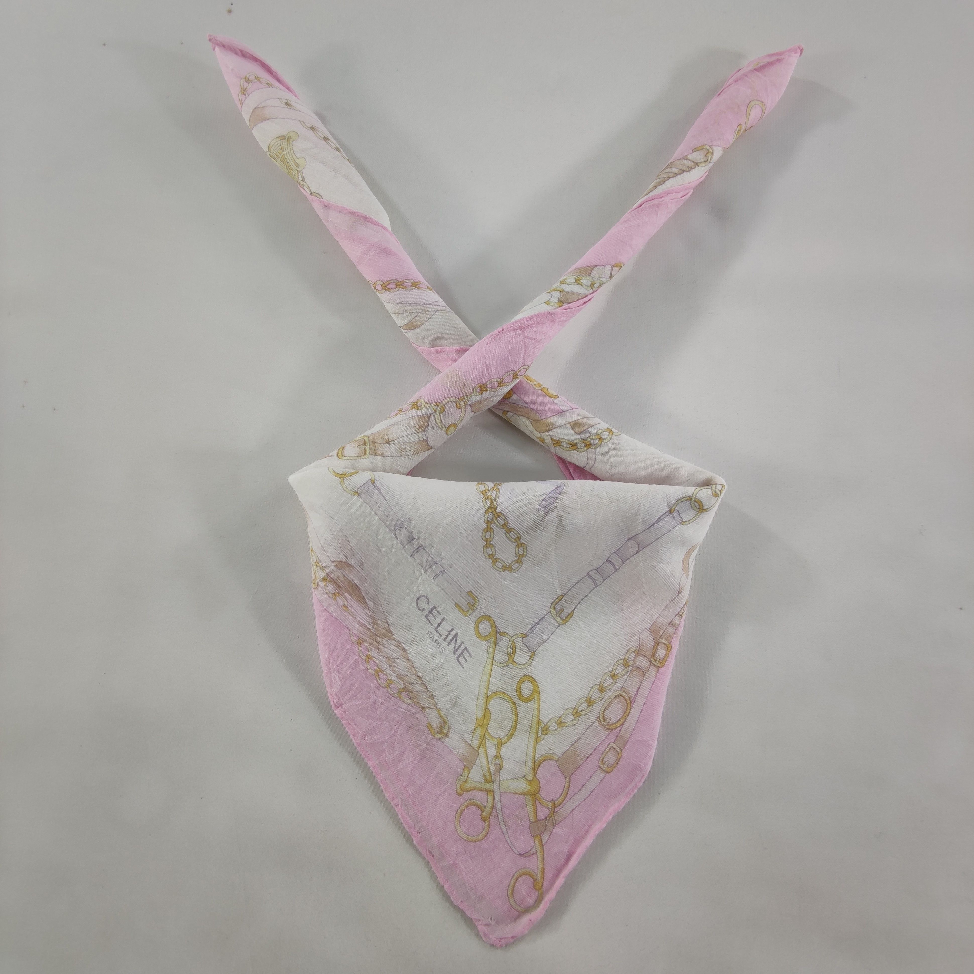 Celine Celine Handkerchief / Neckerchief / Bandana HC267 Size ONE SIZE - 1 Thumbnail
