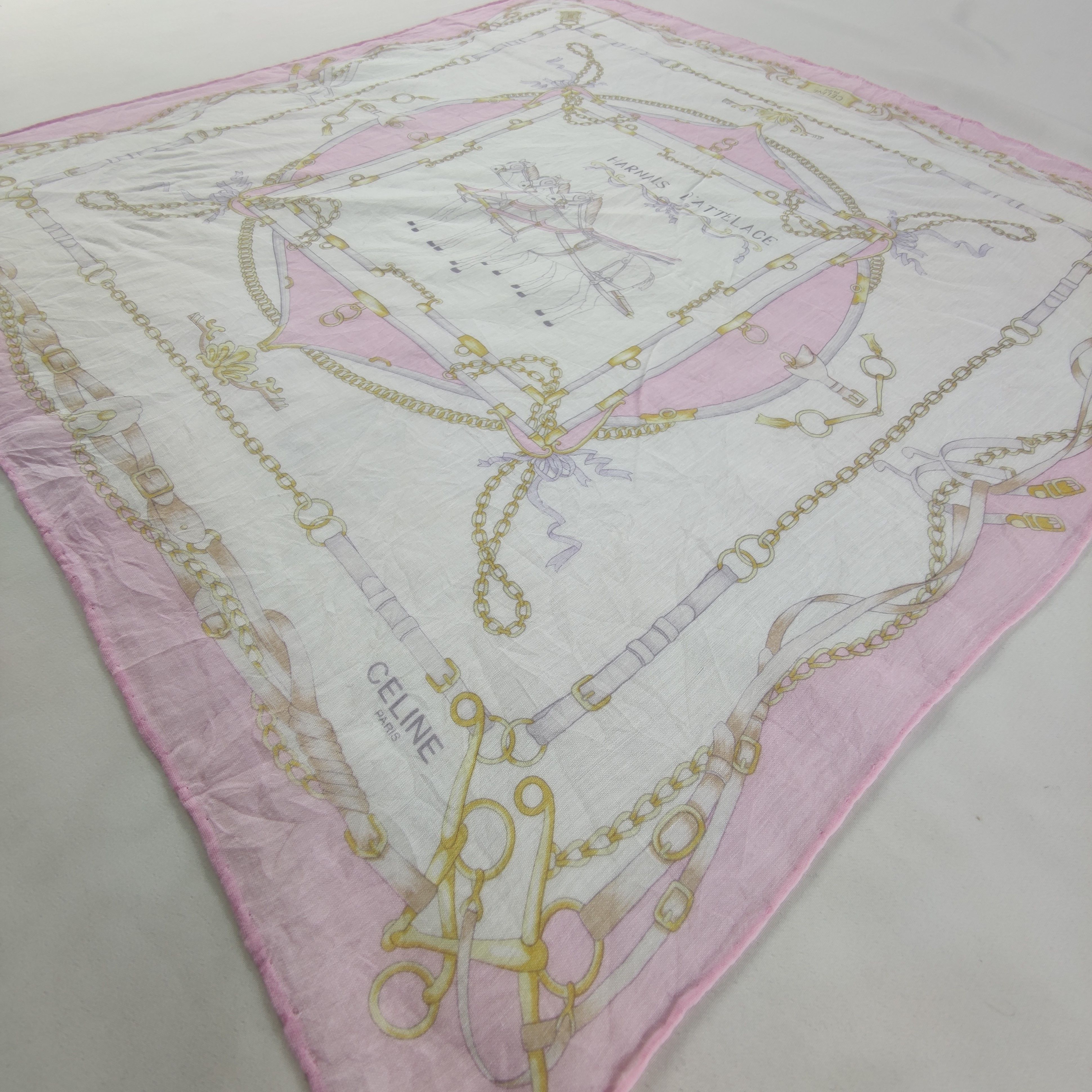 Celine Celine Handkerchief / Neckerchief / Bandana HC267 Size ONE SIZE - 3 Thumbnail