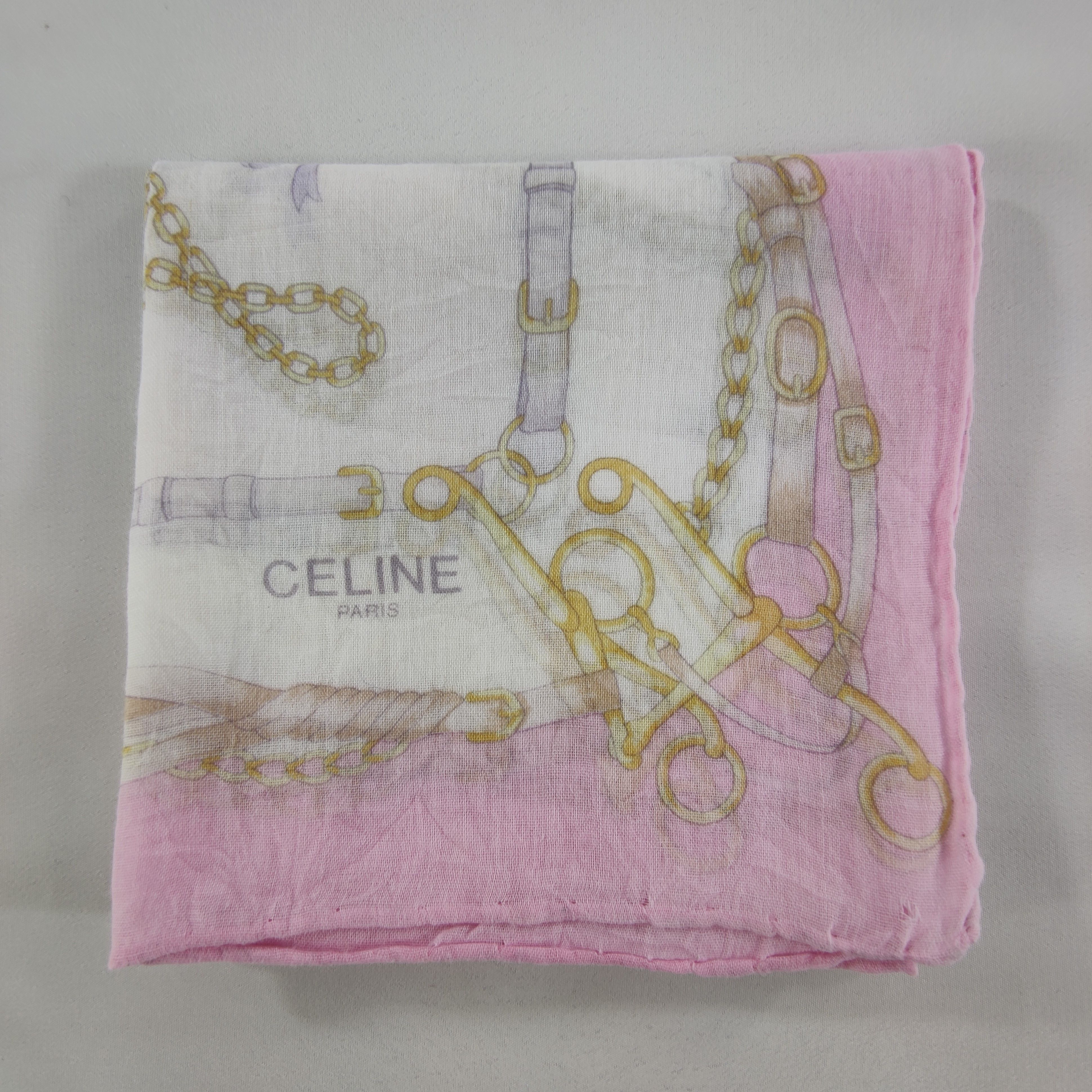 Celine Celine Handkerchief / Neckerchief / Bandana HC267 Size ONE SIZE - 4 Thumbnail