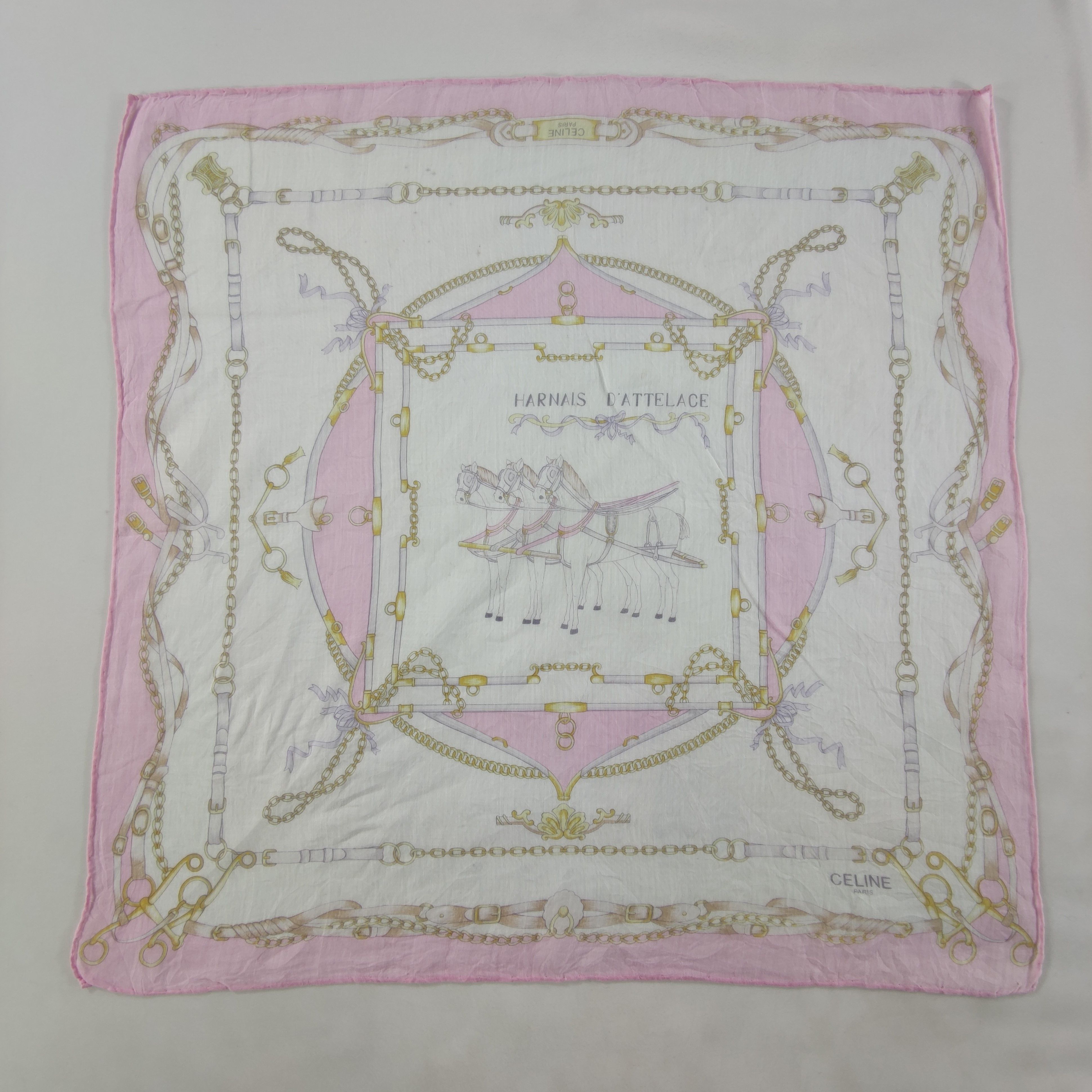 Celine Celine Handkerchief / Neckerchief / Bandana HC267 Size ONE SIZE - 2 Thumbnail
