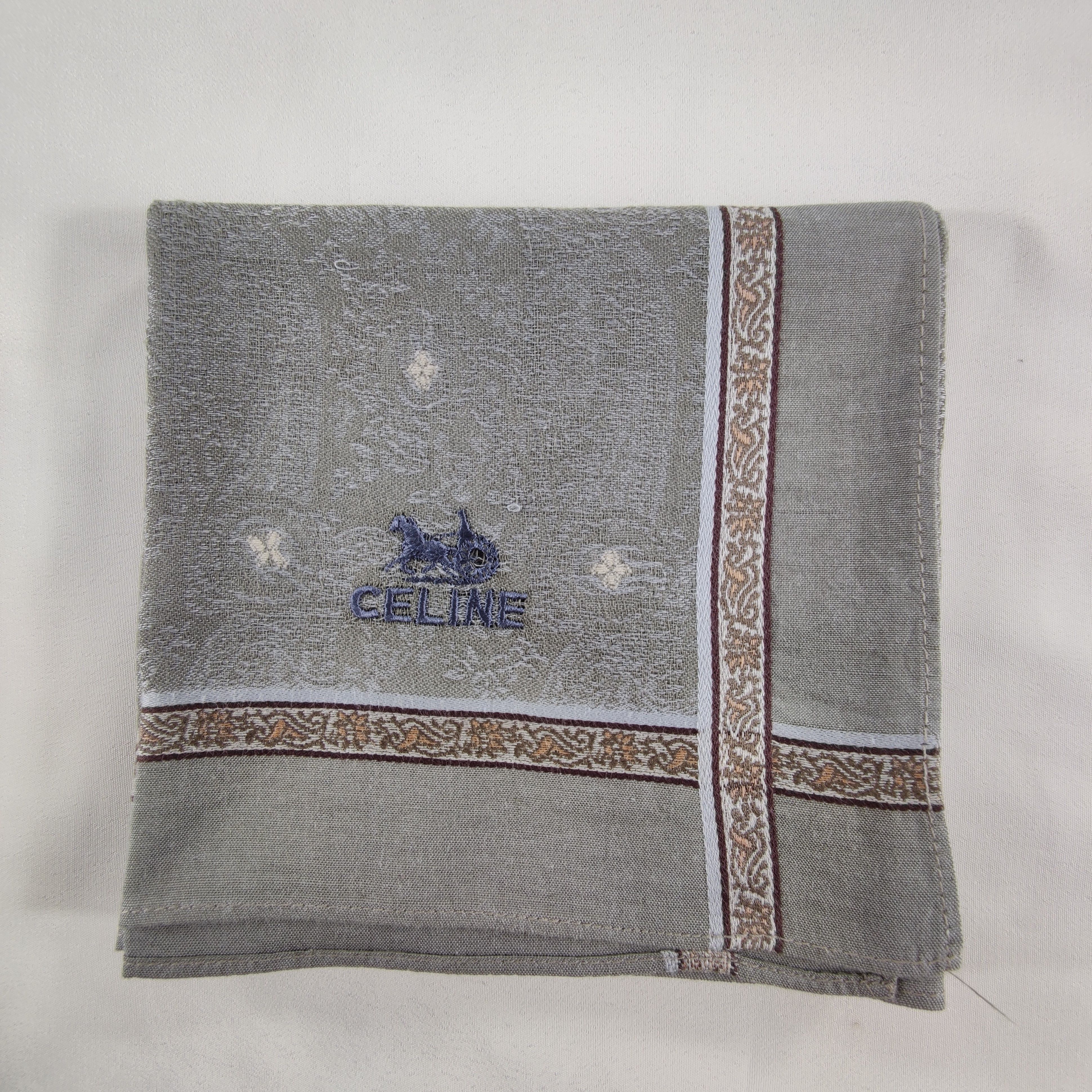 Celine Celine Handkerchief / Neckerchief / Bandana HC334 Size ONE SIZE - 4 Thumbnail