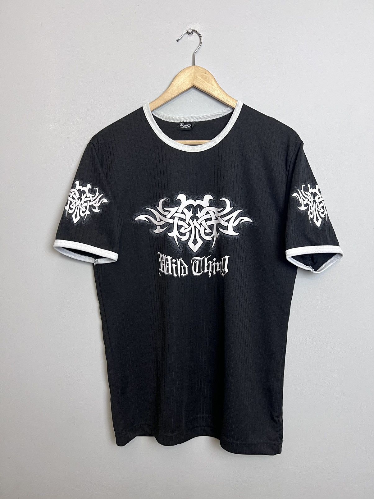 Tribal Streetwear Vintage Y2k 00s Tribal Rave Black Rock Metal Tshirt Size US M / EU 48-50 / 2 - 1 Thumbnail