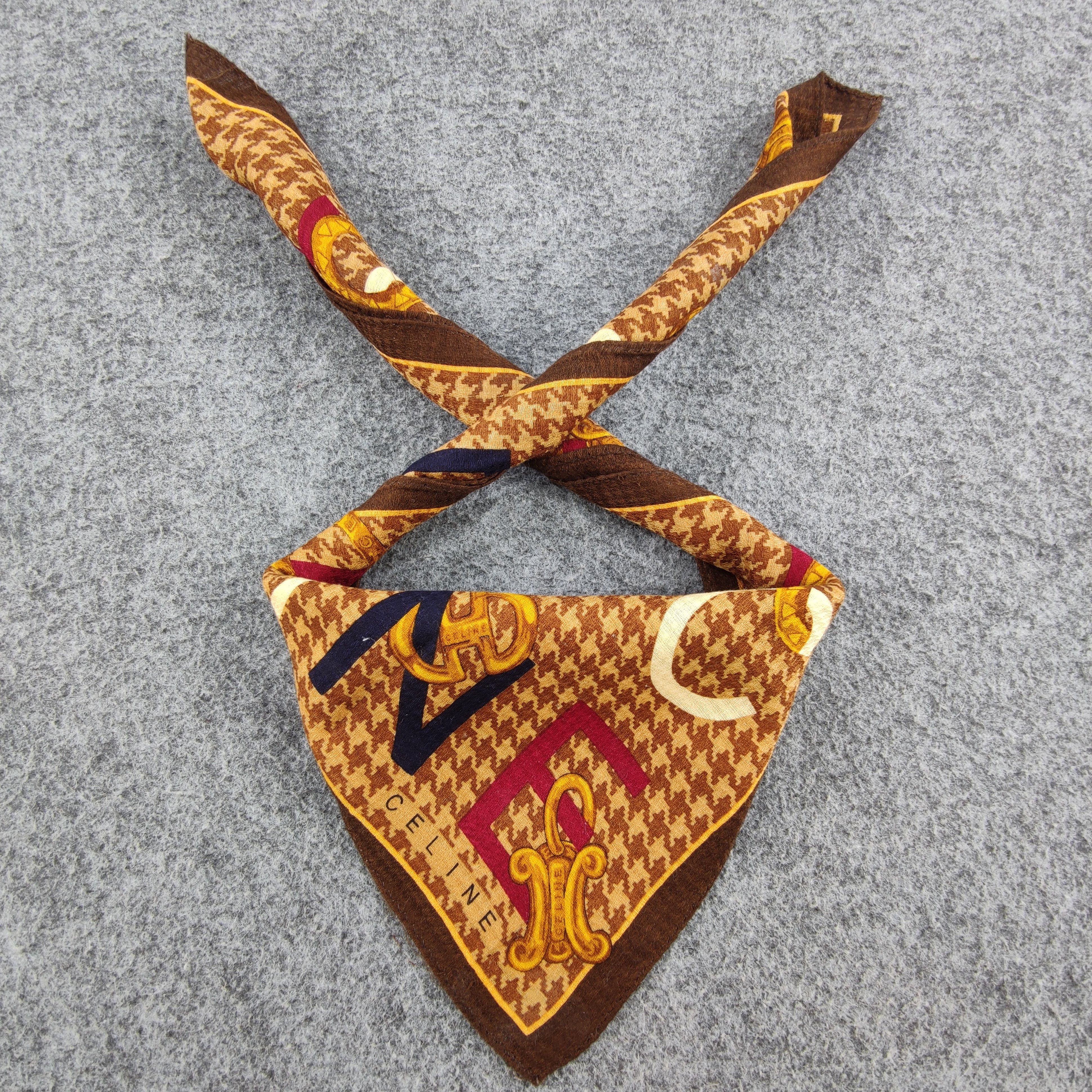 Celine Celine Handkerchief/Neckerchief/Bandana HC470 Size ONE SIZE - 1 Thumbnail