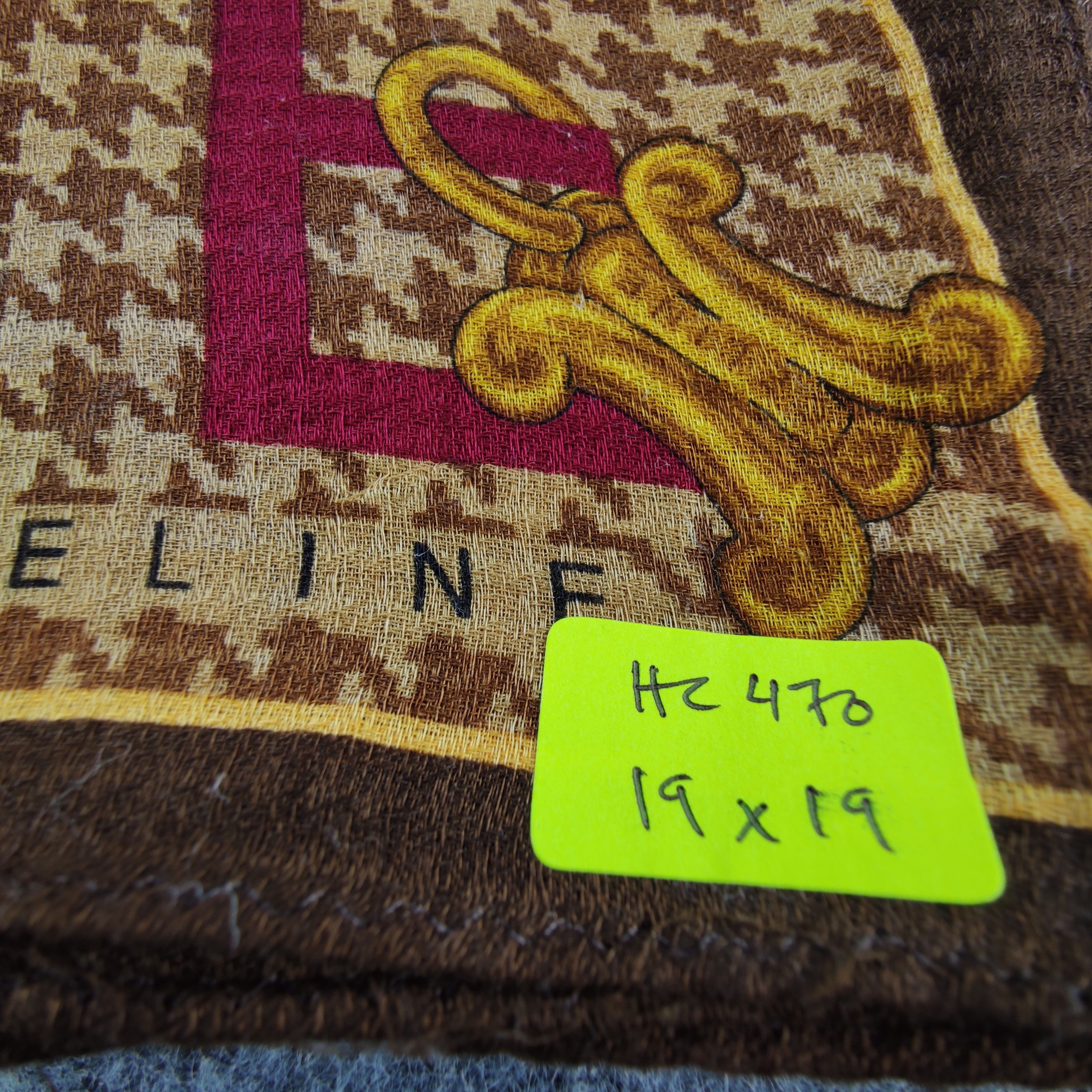 Celine Celine Handkerchief/Neckerchief/Bandana HC470 Size ONE SIZE - 3 Thumbnail