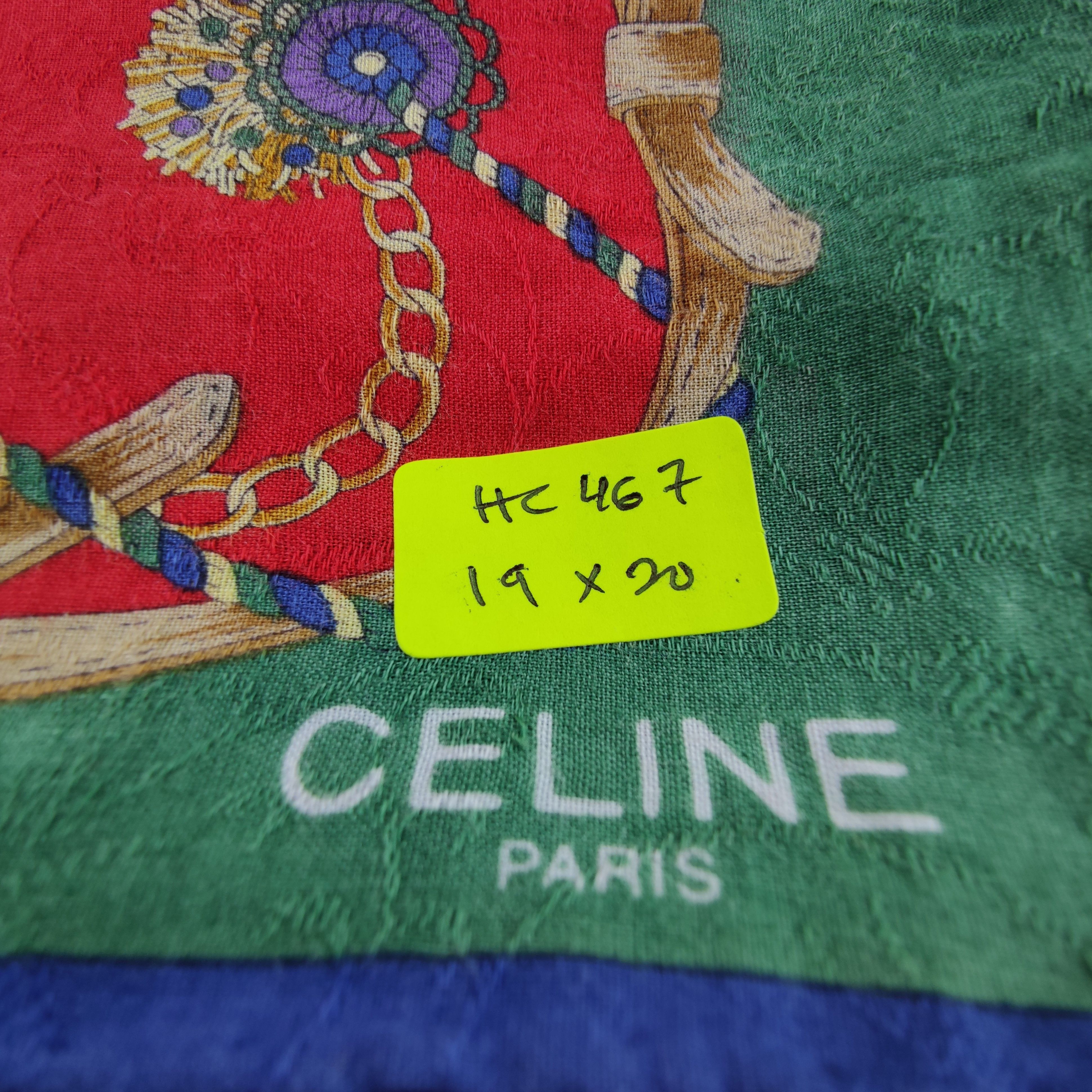 Celine Celine Handkerchief/Neckerchief/Bandana HC467 Size ONE SIZE - 5 Thumbnail