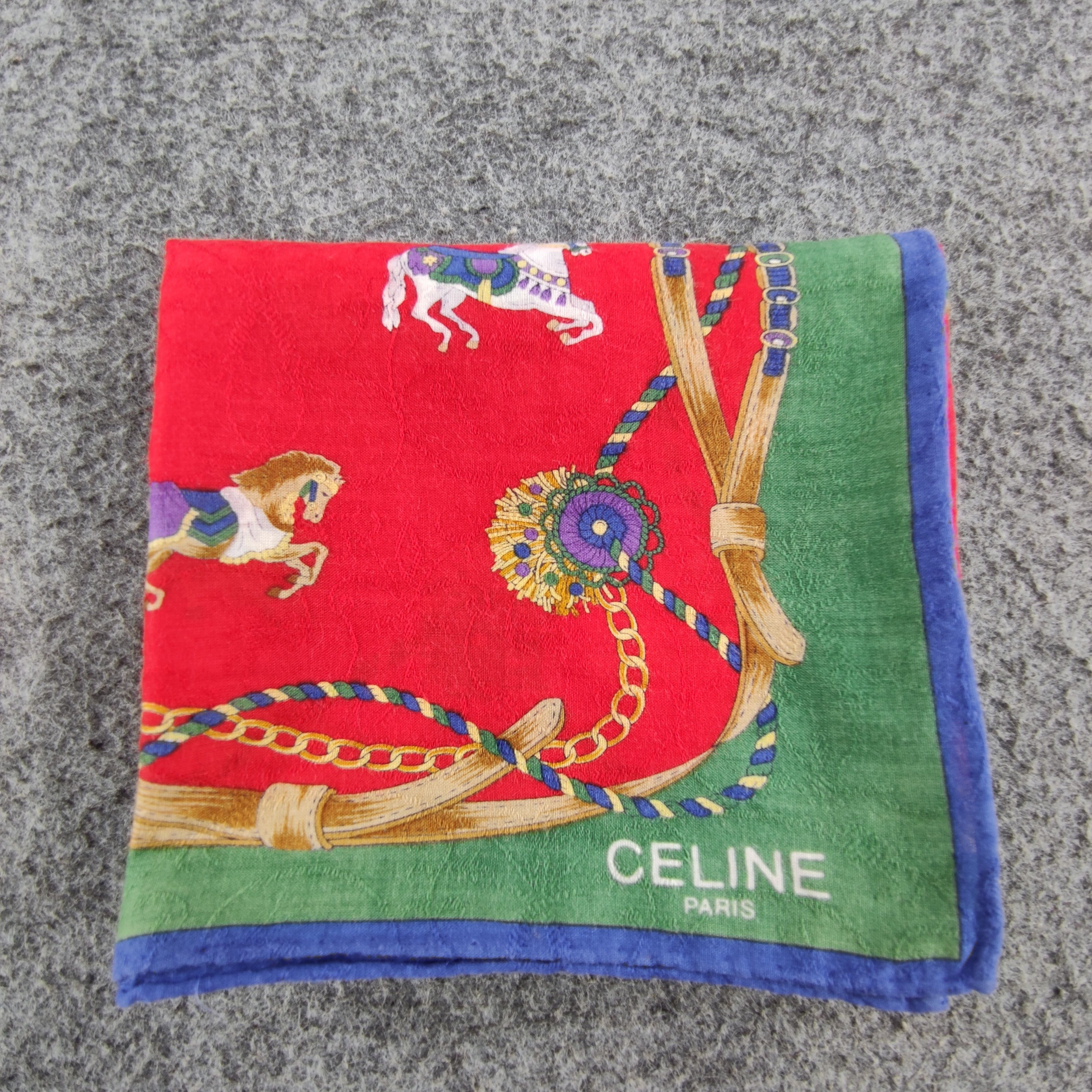 Celine Celine Handkerchief/Neckerchief/Bandana HC467 Size ONE SIZE - 4 Thumbnail