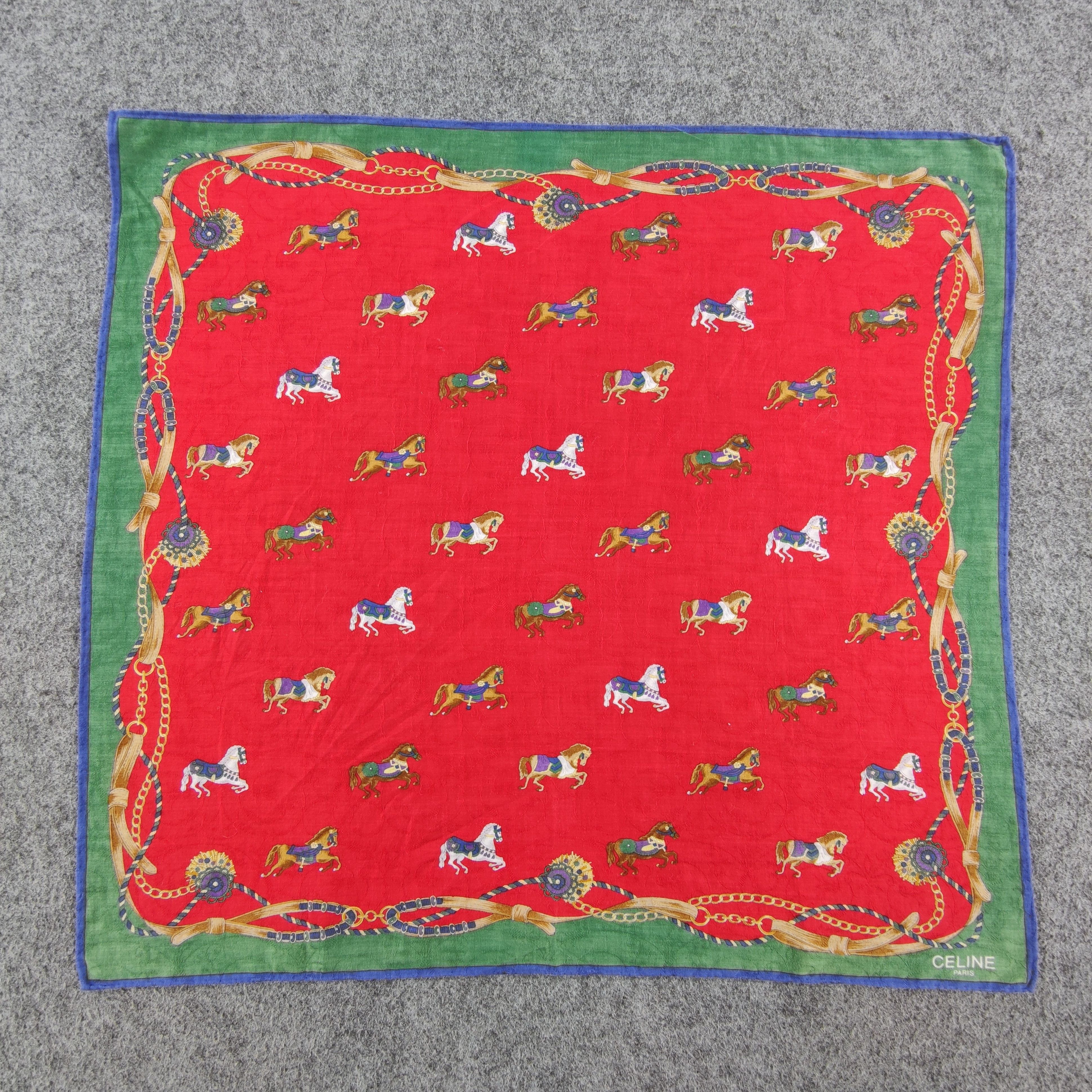 Celine Celine Handkerchief/Neckerchief/Bandana HC467 Size ONE SIZE - 2 Thumbnail