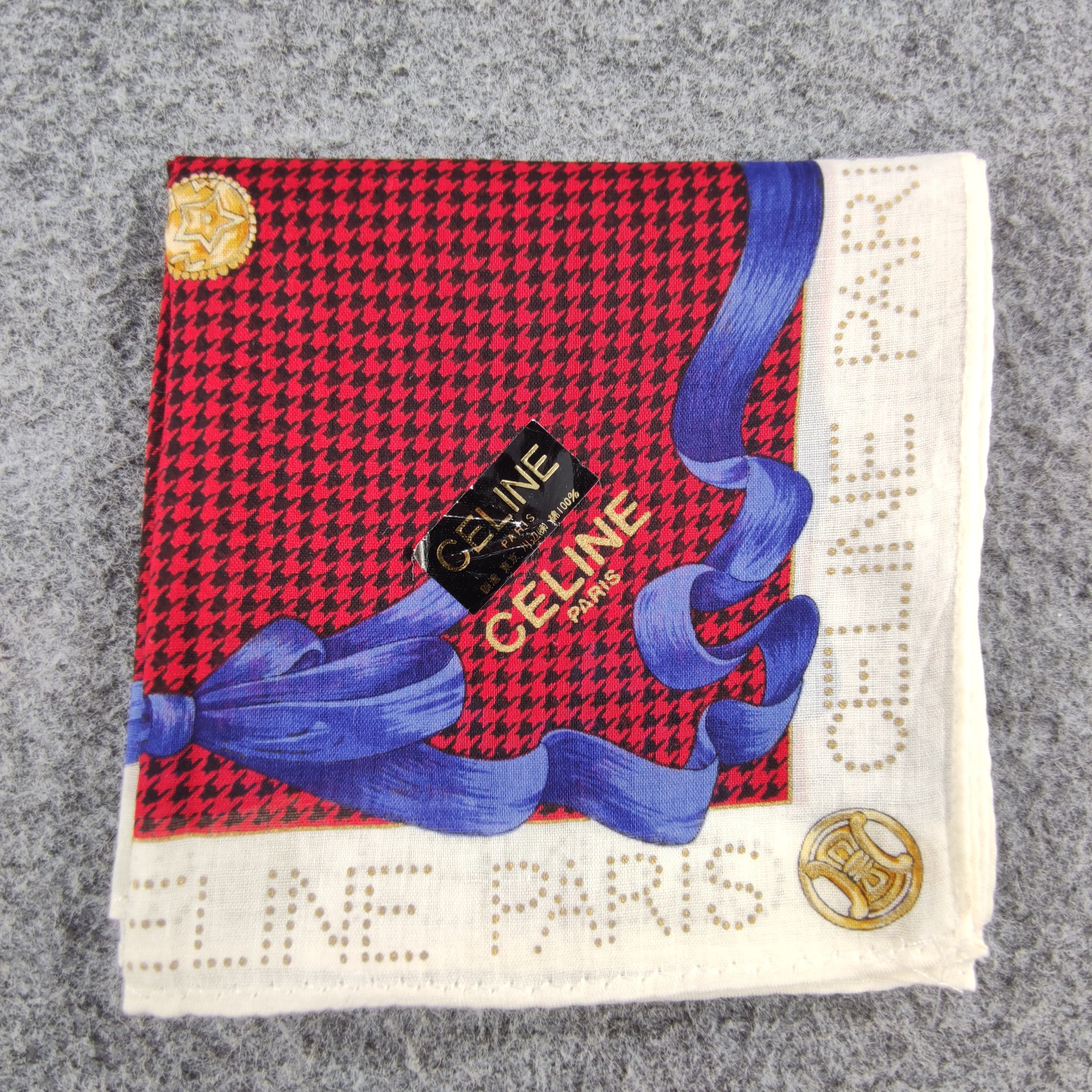 Vintage Celine Handkerchief/Neckerchief/Bandana Size ONE SIZE - 4 Thumbnail