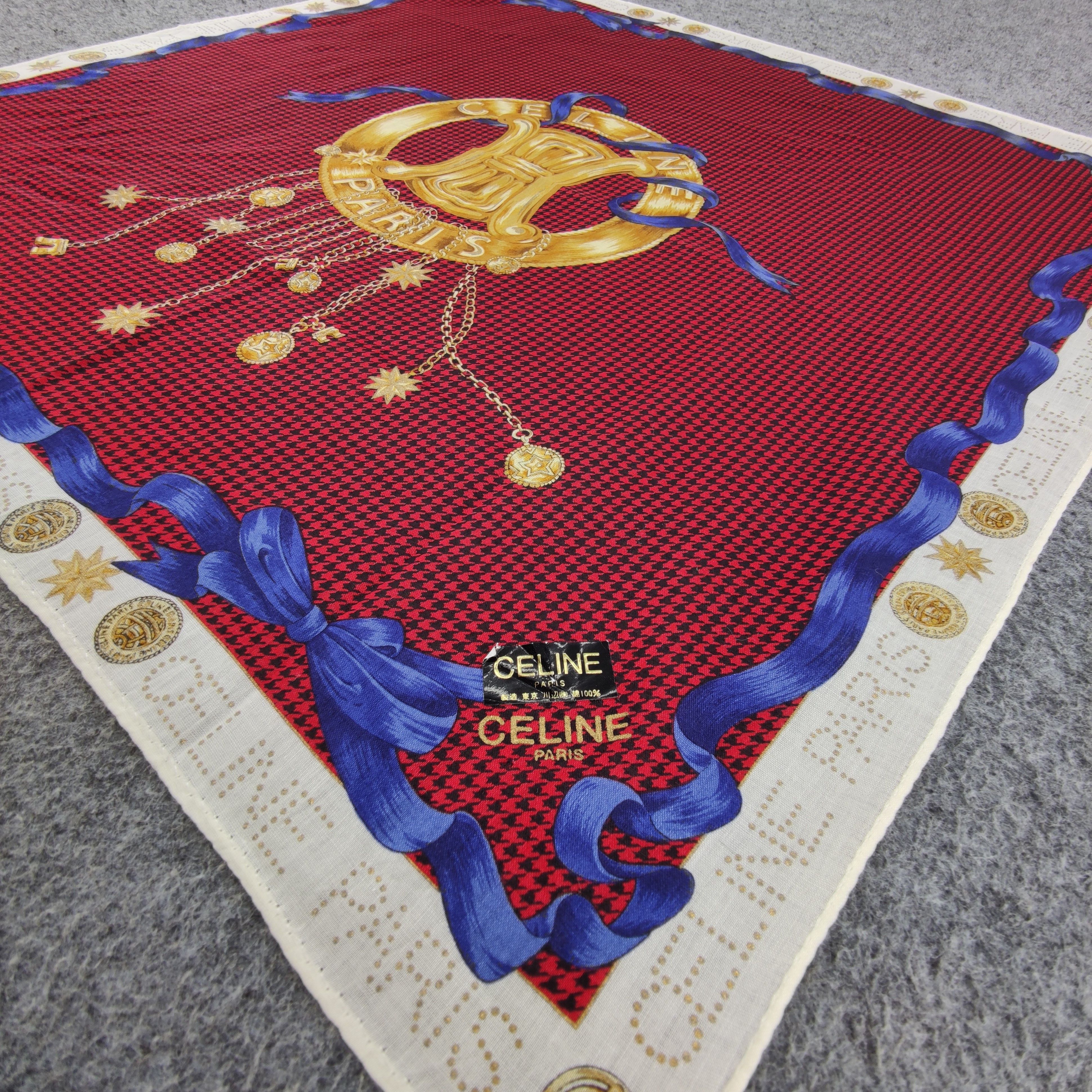 Vintage Celine Handkerchief/Neckerchief/Bandana Size ONE SIZE - 3 Thumbnail