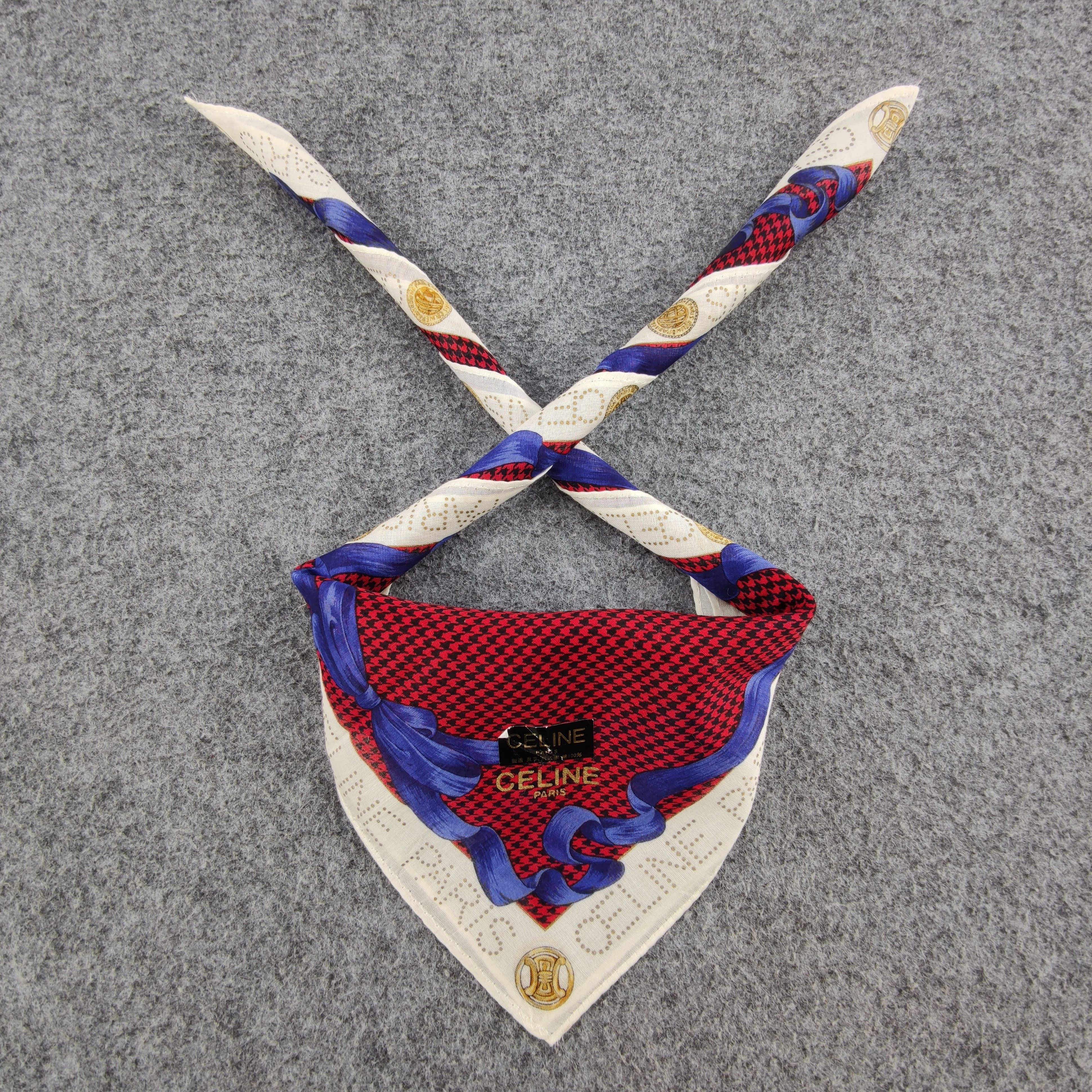 Vintage Celine Handkerchief/Neckerchief/Bandana Size ONE SIZE - 1 Thumbnail