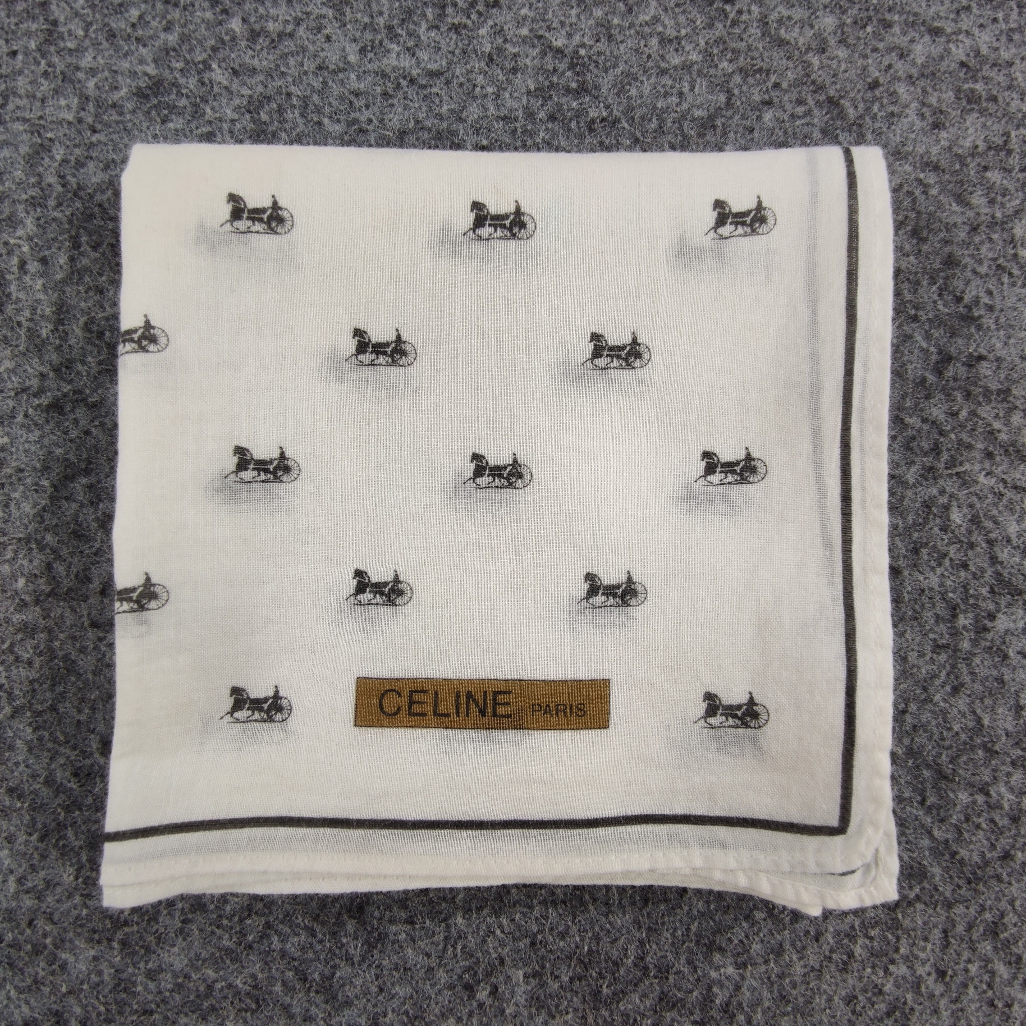 Celine Celine Handkerchief/Neckerchief/Bandana HC472 Size ONE SIZE - 6 Thumbnail