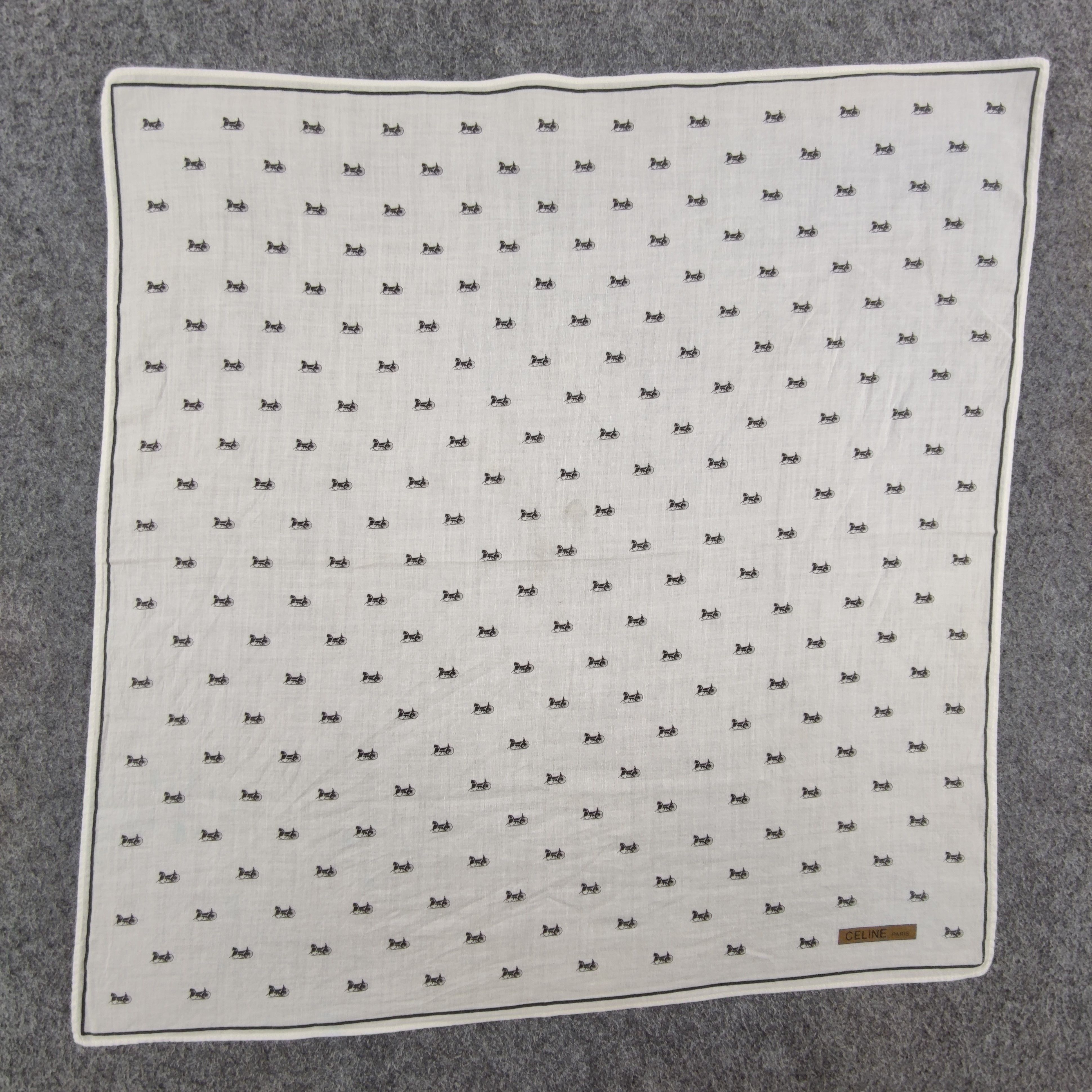 Celine Celine Handkerchief/Neckerchief/Bandana HC472 Size ONE SIZE - 2 Thumbnail