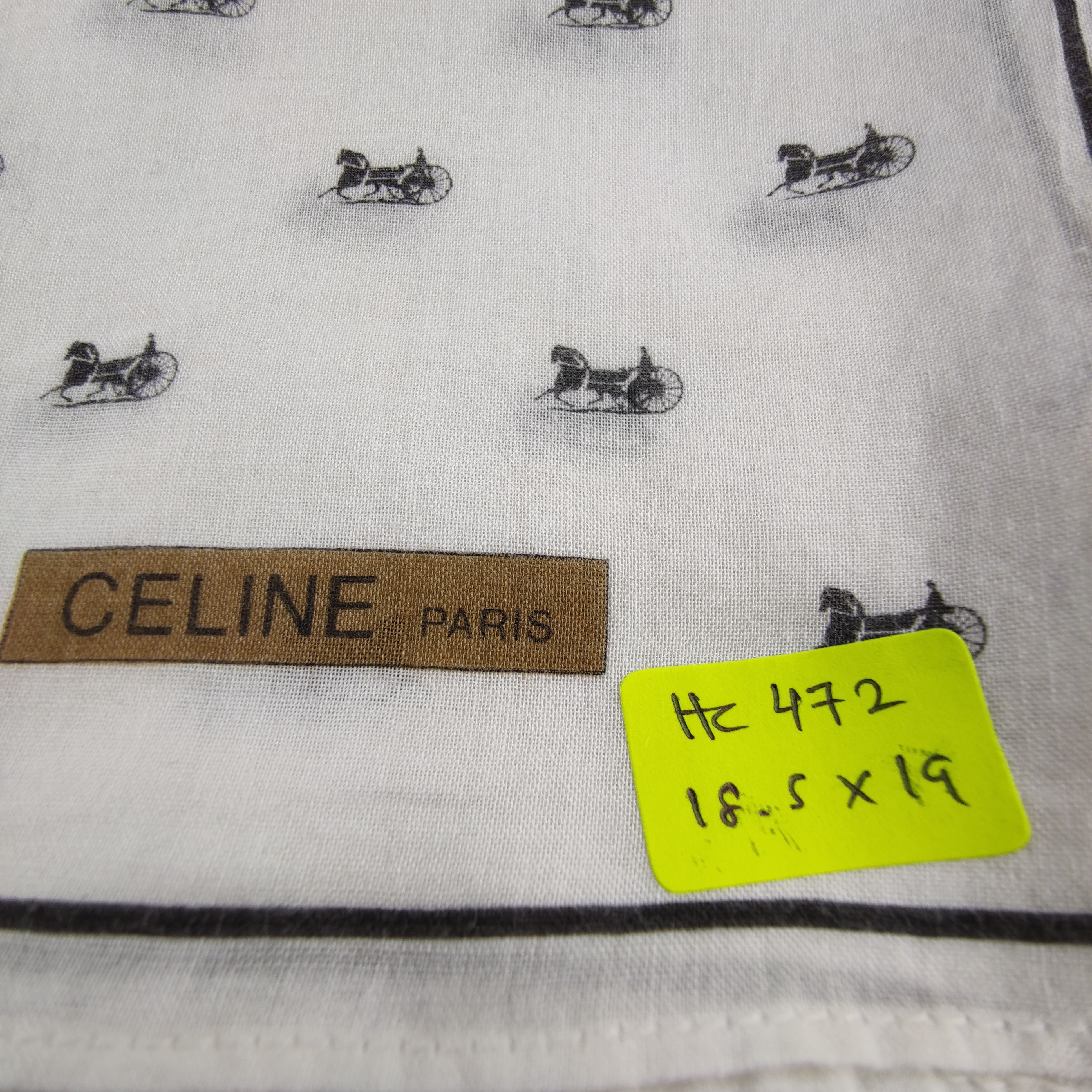 Celine Celine Handkerchief/Neckerchief/Bandana HC472 Size ONE SIZE - 7 Thumbnail
