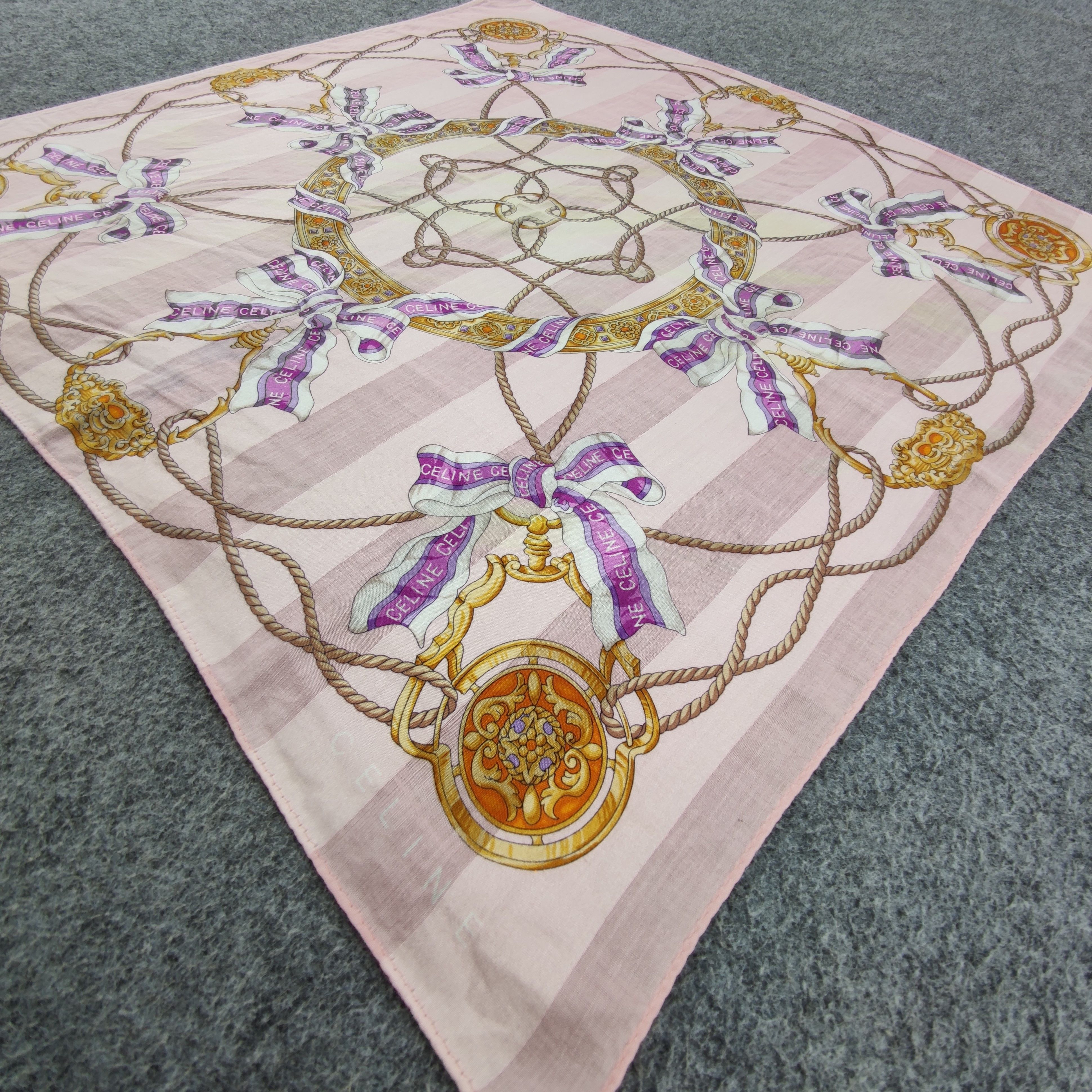 Celine Celine Handkerchief/Neckerchief/Bandana hc475 Size ONE SIZE - 3 Thumbnail