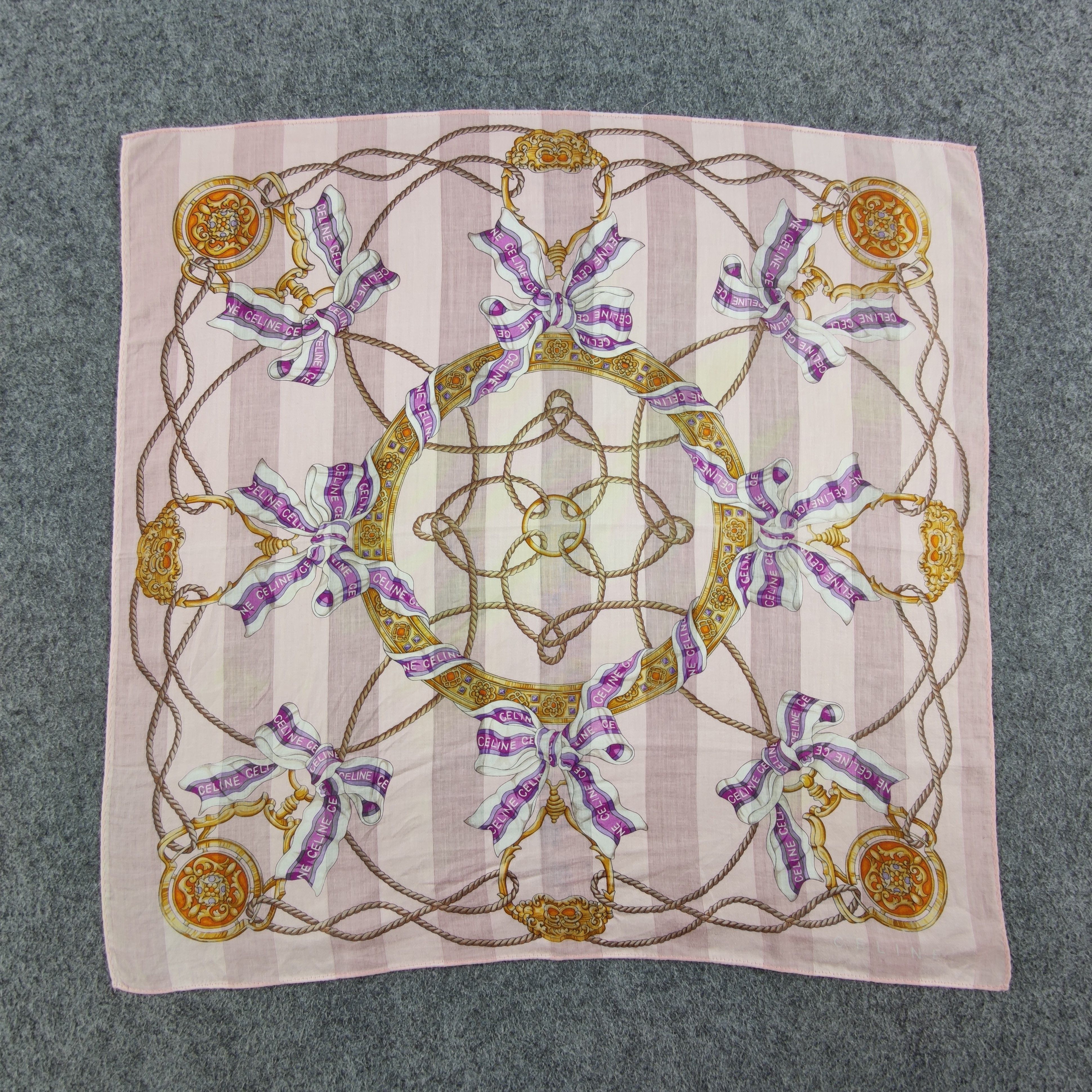 Celine Celine Handkerchief/Neckerchief/Bandana hc475 Size ONE SIZE - 2 Thumbnail