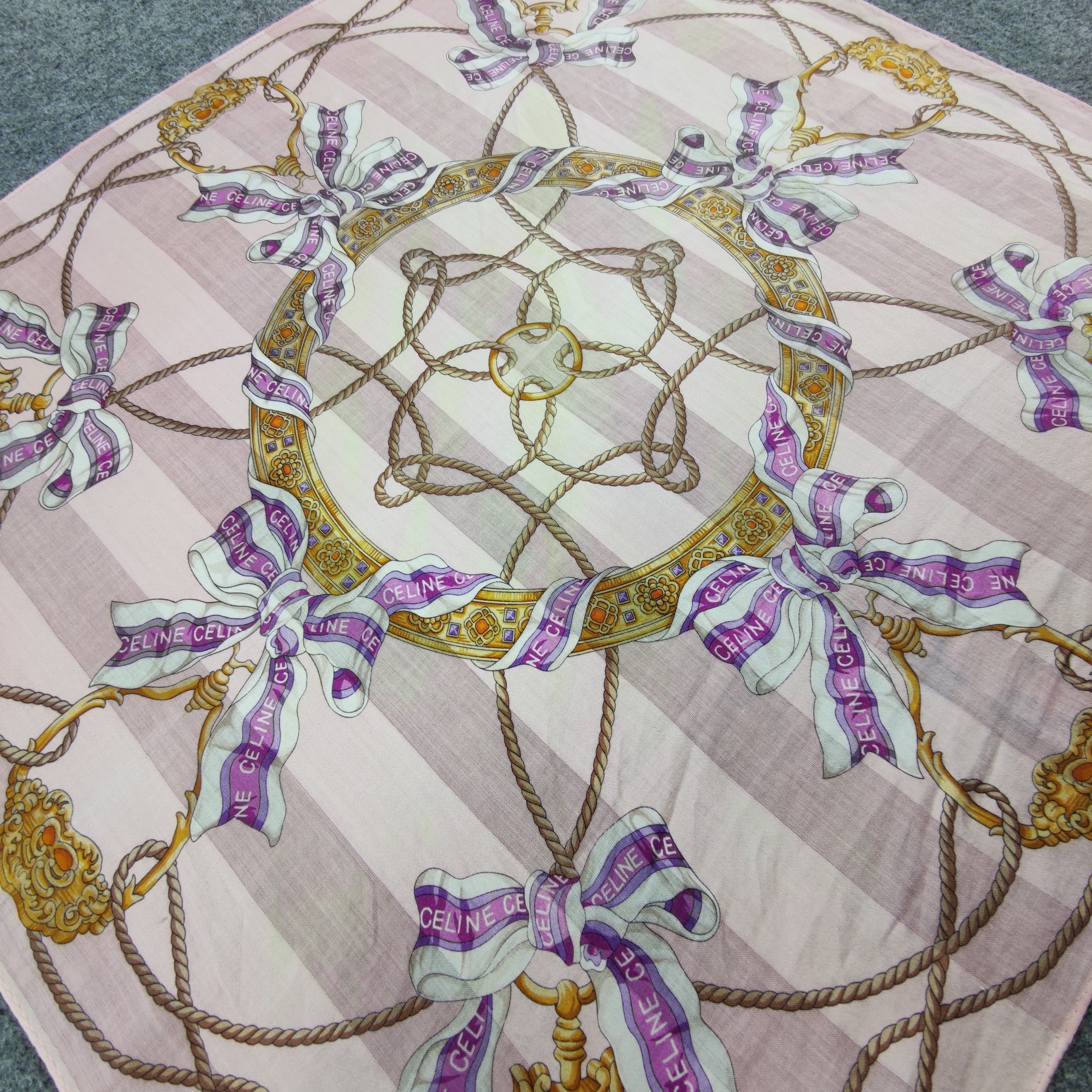 Celine Celine Handkerchief/Neckerchief/Bandana hc475 Size ONE SIZE - 4 Thumbnail