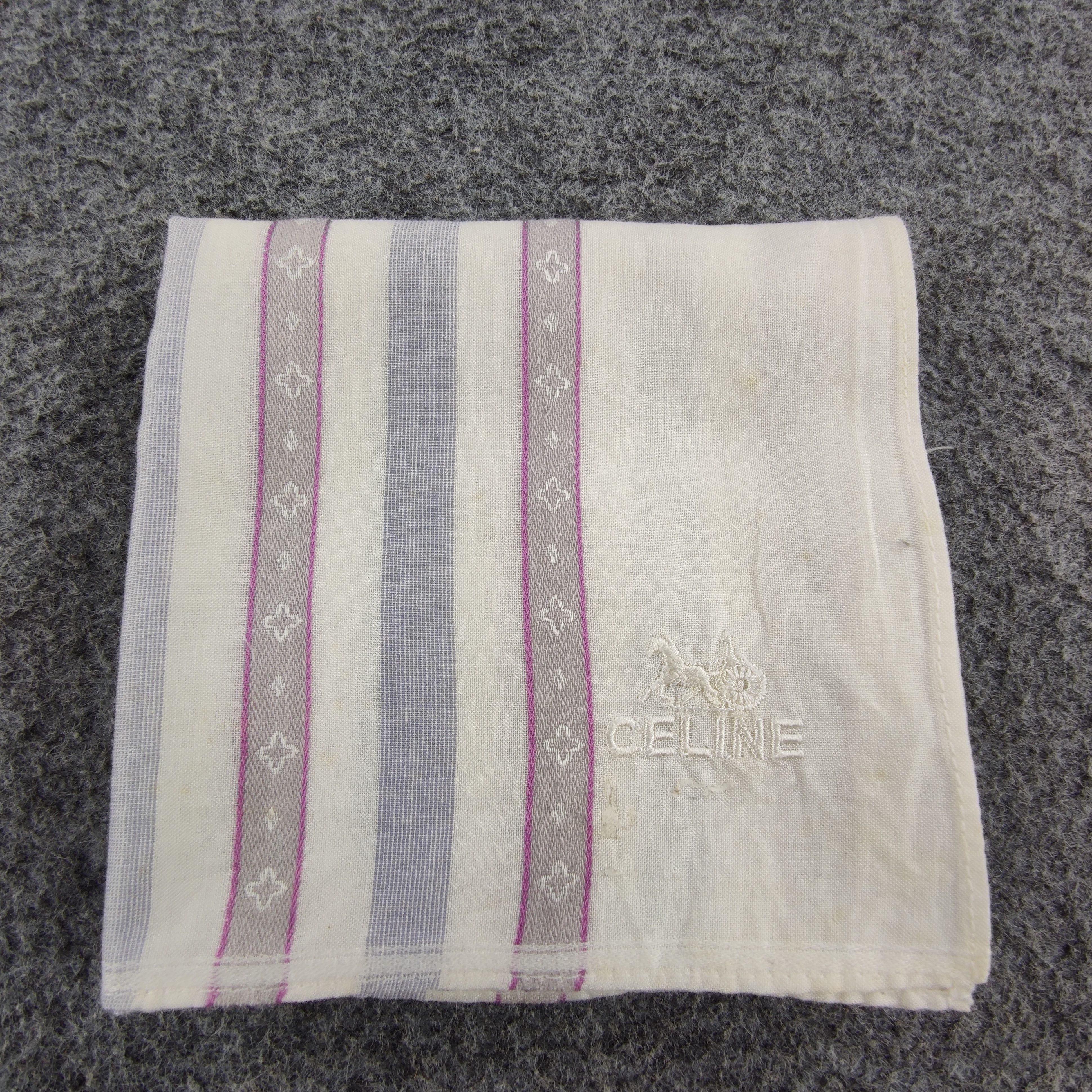 Vintage Celine Handkerchief/Neckerchief/Bandana Size ONE SIZE - 6 Thumbnail
