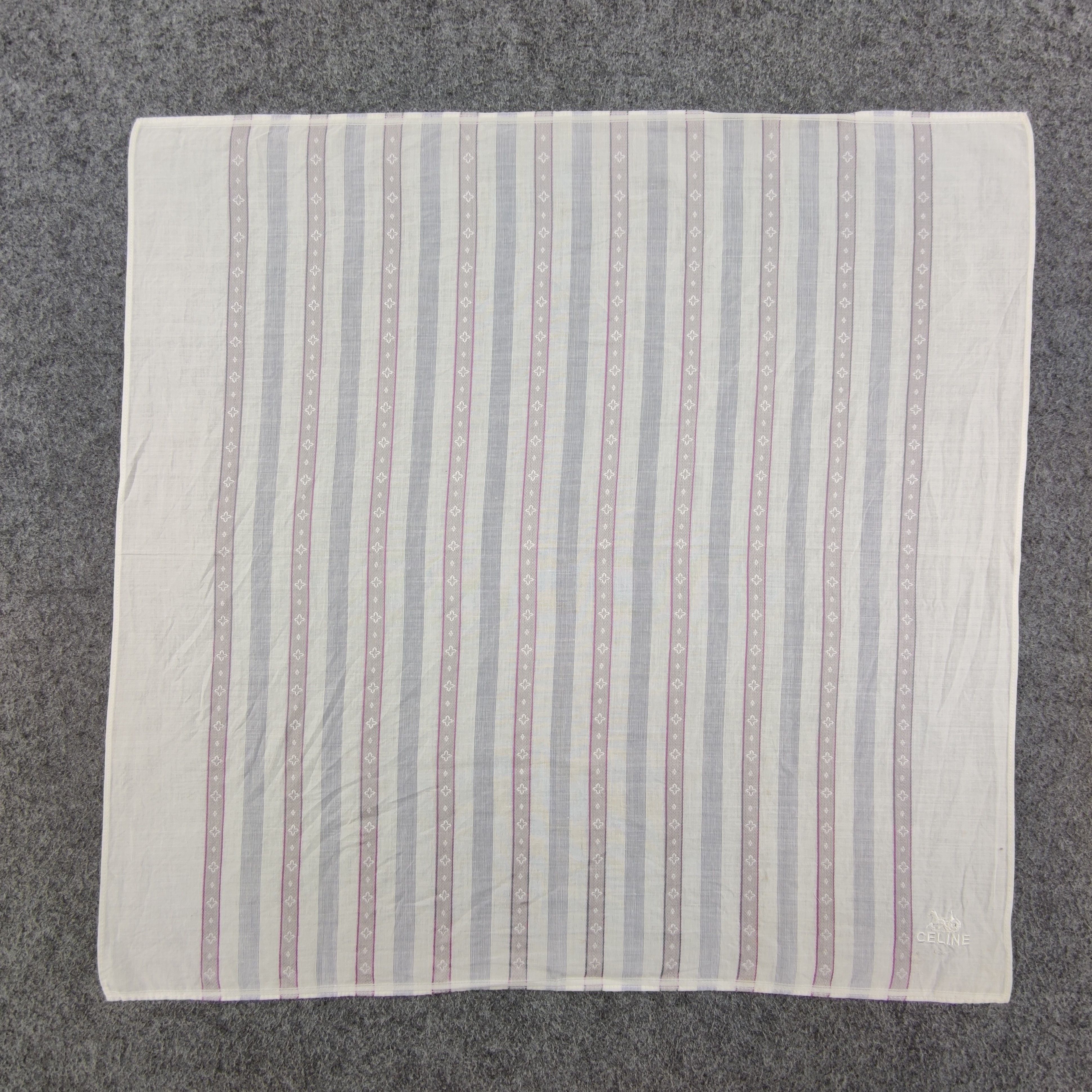 Vintage Celine Handkerchief/Neckerchief/Bandana Size ONE SIZE - 2 Thumbnail