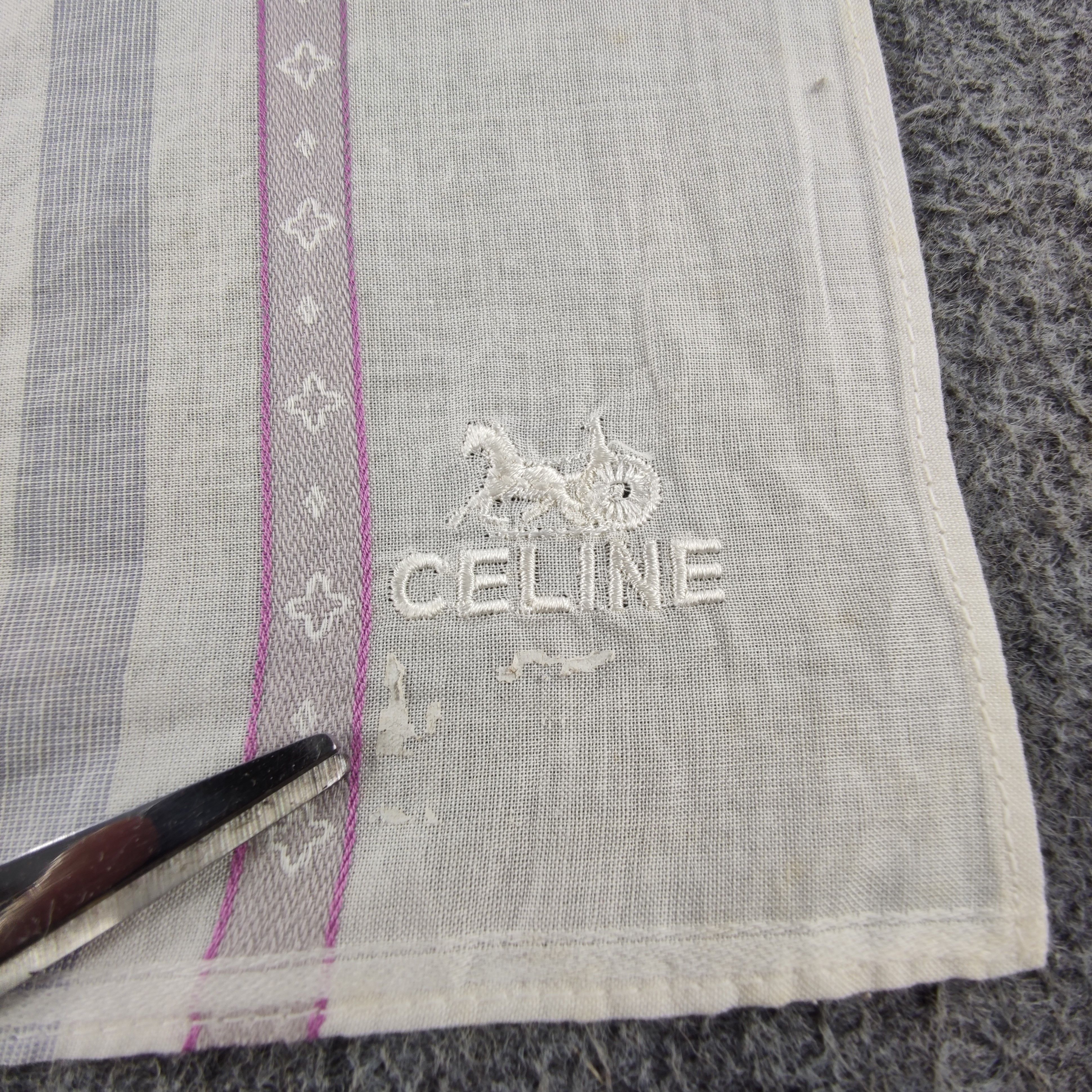 Vintage Celine Handkerchief/Neckerchief/Bandana Size ONE SIZE - 5 Thumbnail
