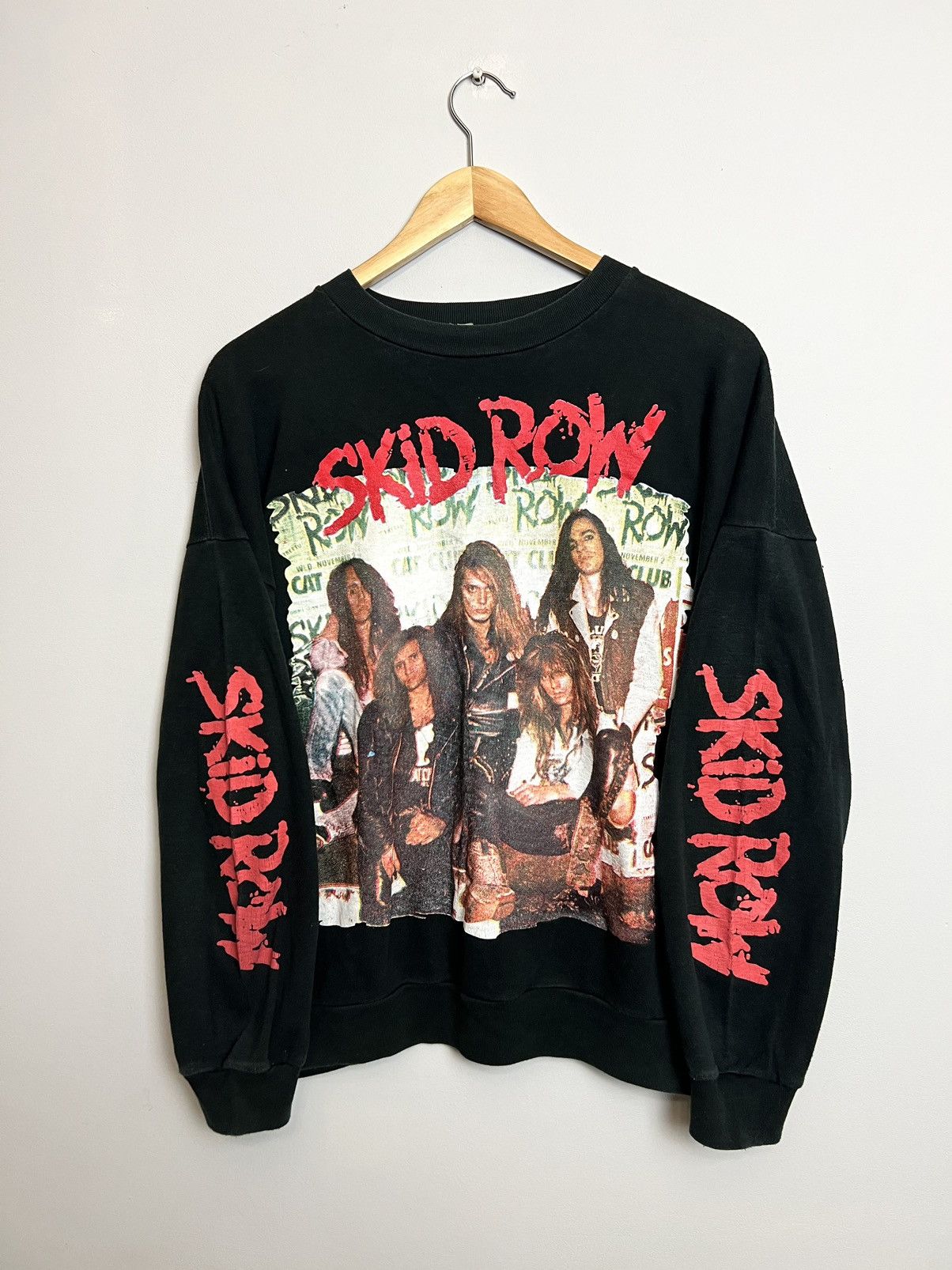Band Tees Rare 80s Skid Row Vintage Rock Metal Band Vintage Crewneck Size US L / EU 52-54 / 3 - 1 Thumbnail