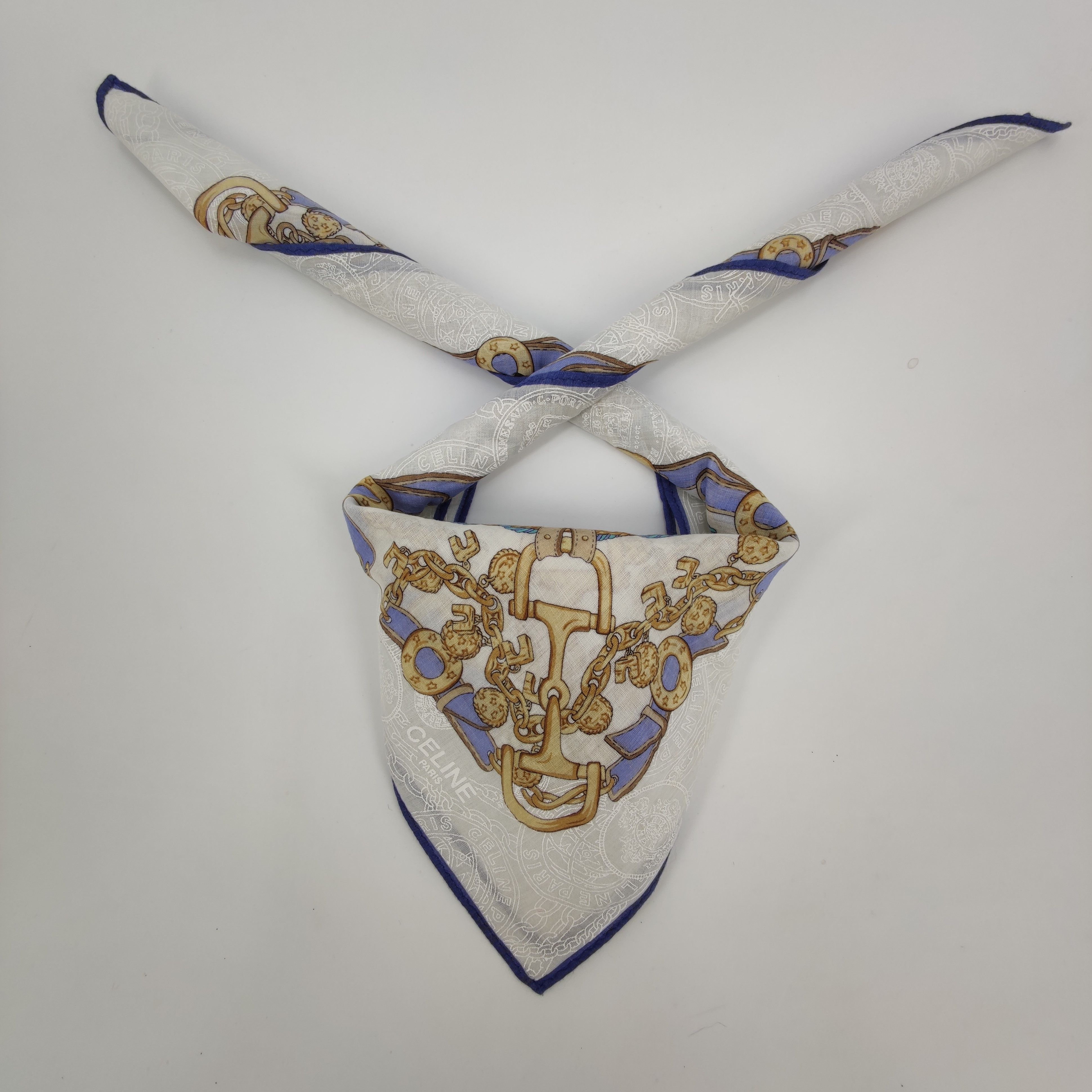 Celine Celine Handkerchief/Neckerchief/Bandana HC381 Size ONE SIZE - 1 Thumbnail