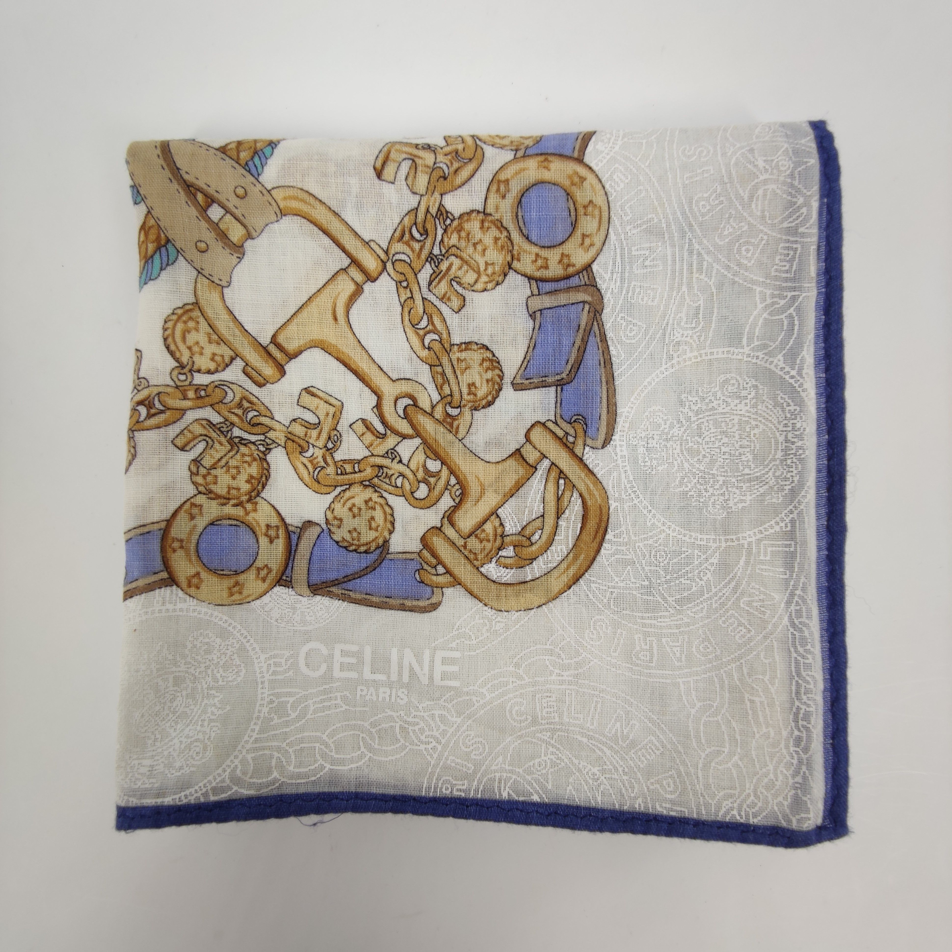 Celine Celine Handkerchief/Neckerchief/Bandana HC381 Size ONE SIZE - 4 Thumbnail