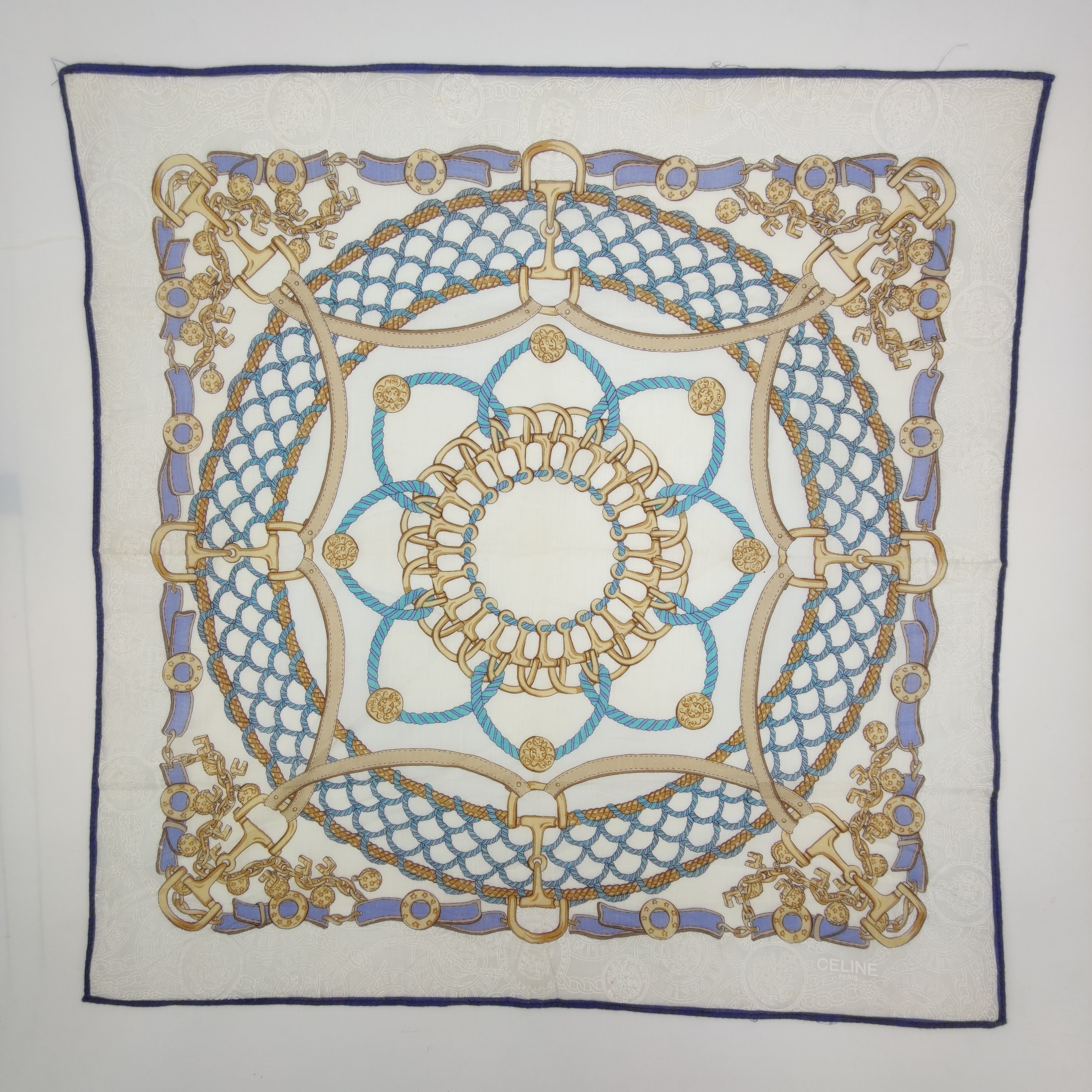 Celine Celine Handkerchief/Neckerchief/Bandana HC381 Size ONE SIZE - 2 Thumbnail