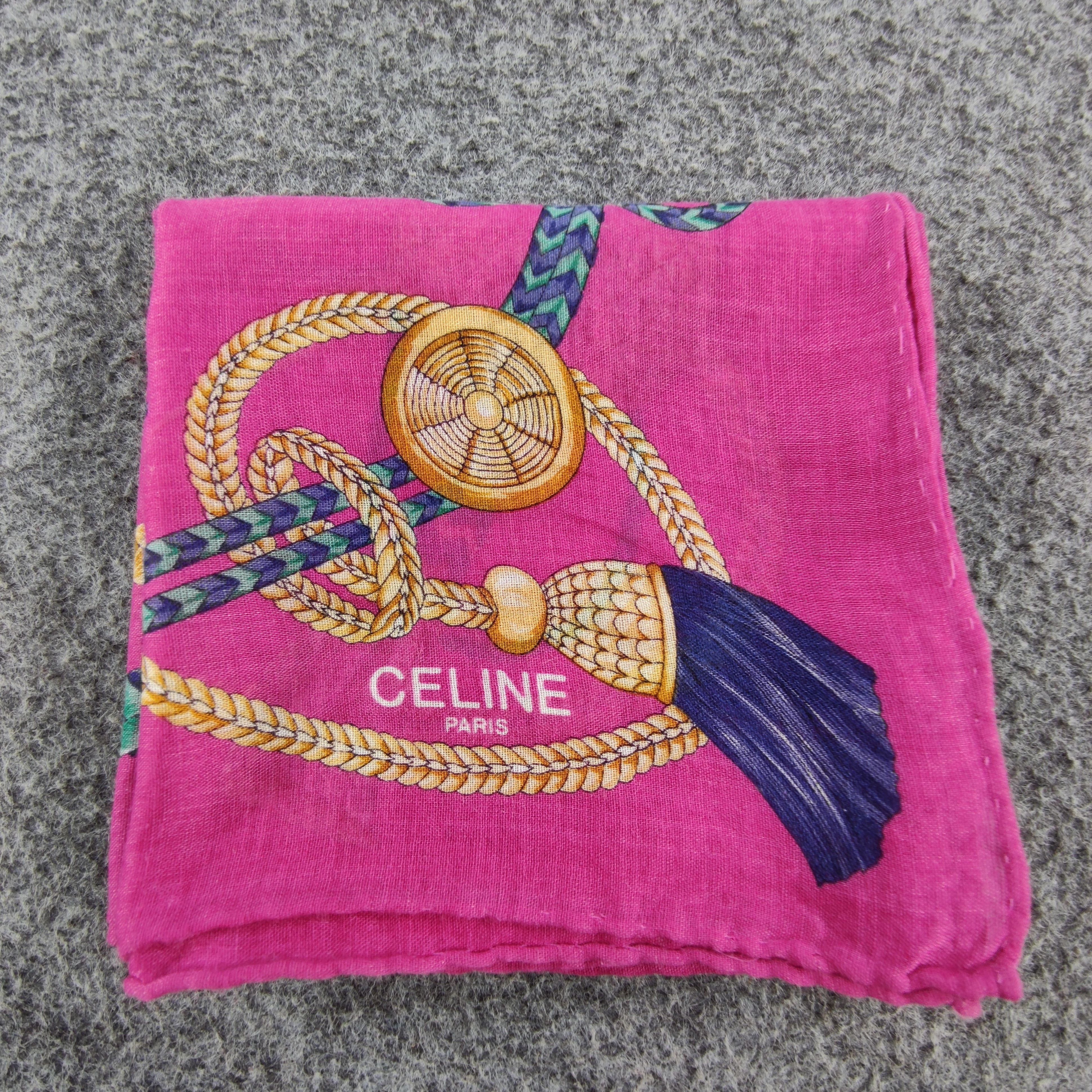 Celine Celine Handkerchief/Neckerchief/Bandana HC474 Size ONE SIZE - 5 Thumbnail
