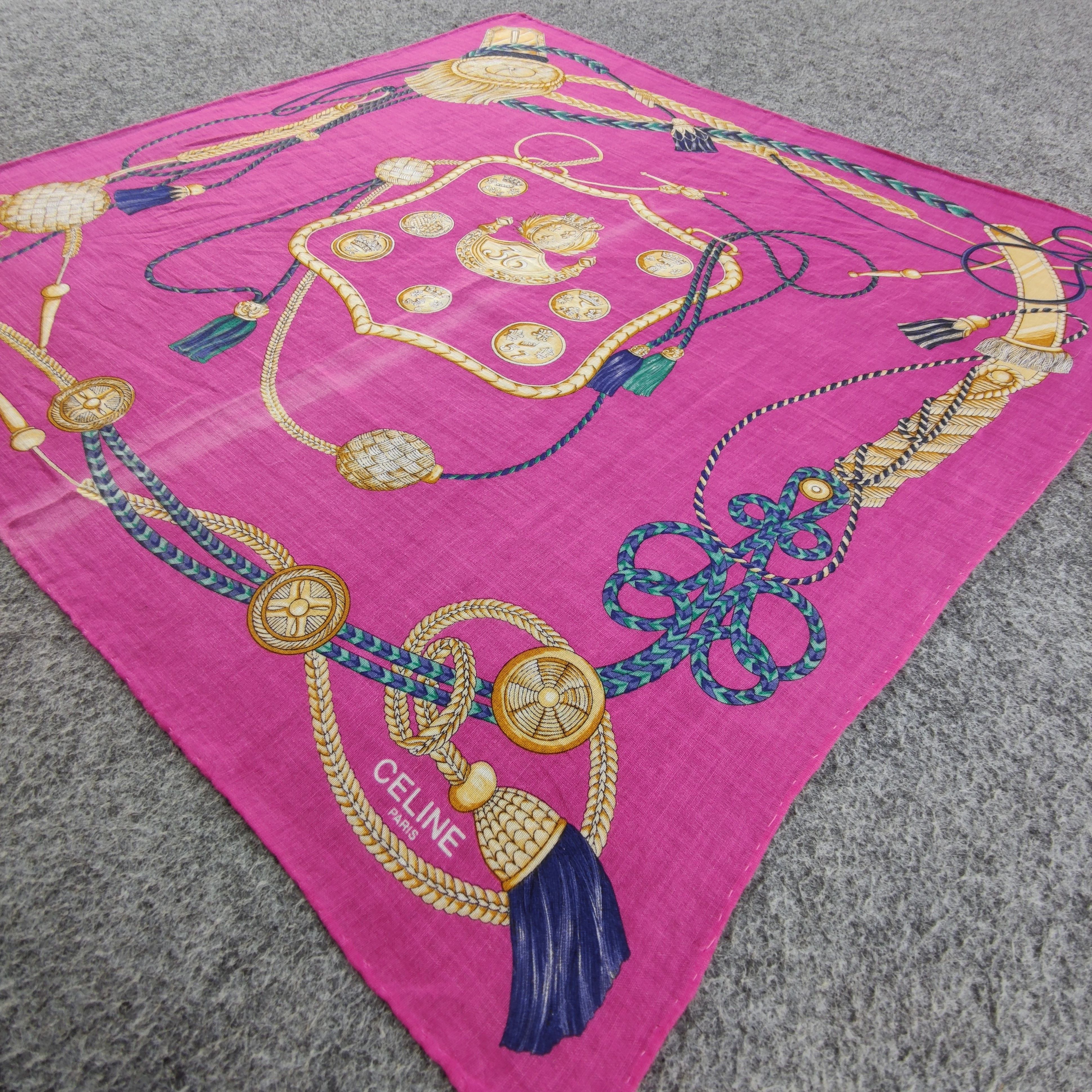 Celine Celine Handkerchief/Neckerchief/Bandana HC474 Size ONE SIZE - 4 Thumbnail