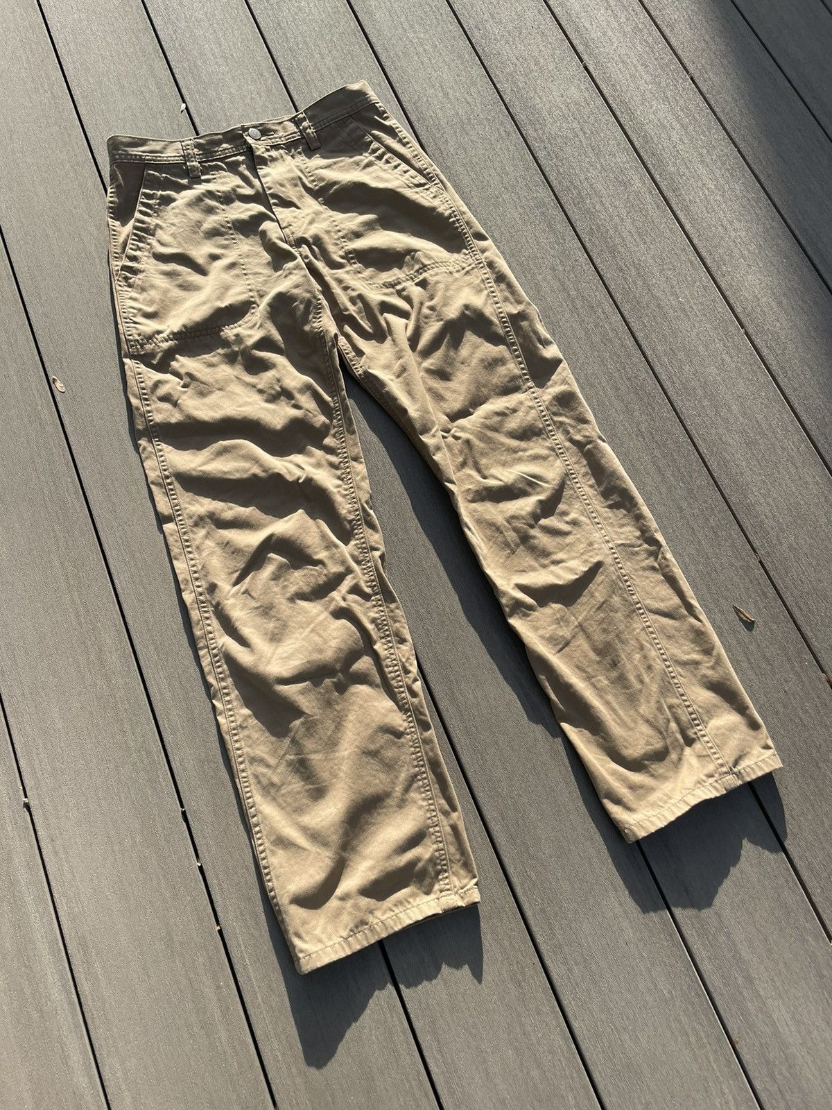 JW Anderson × Uniqlo J.W. Anderson Uniqlo Goldenrod Trousers Size US 29 - 9 Thumbnail