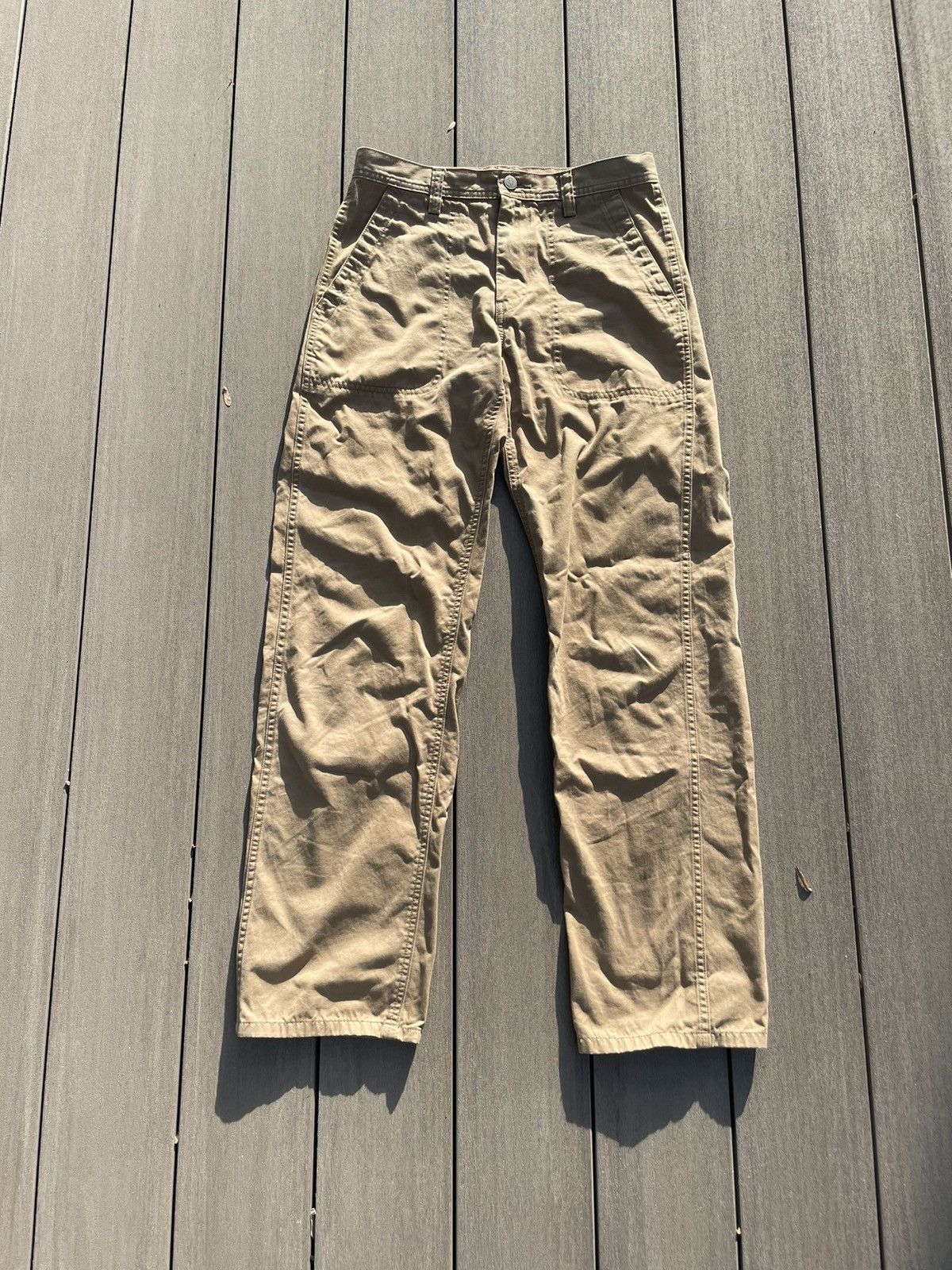 JW Anderson × Uniqlo J.W. Anderson Uniqlo Goldenrod Trousers Size US 29 - 2 Thumbnail