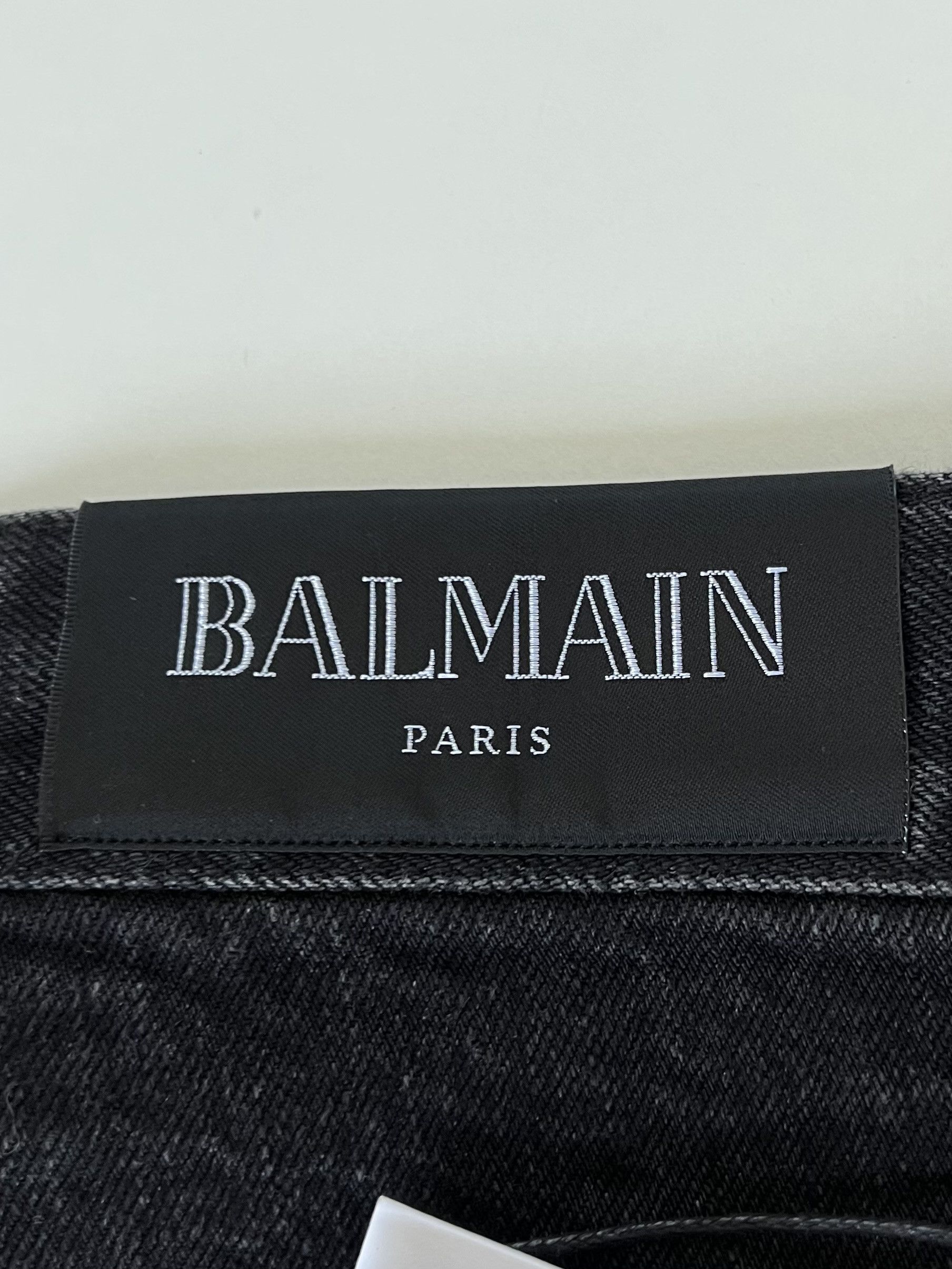 Balmain Distressed Biker Jeans Size US 32 / EU 48 - 7 Thumbnail