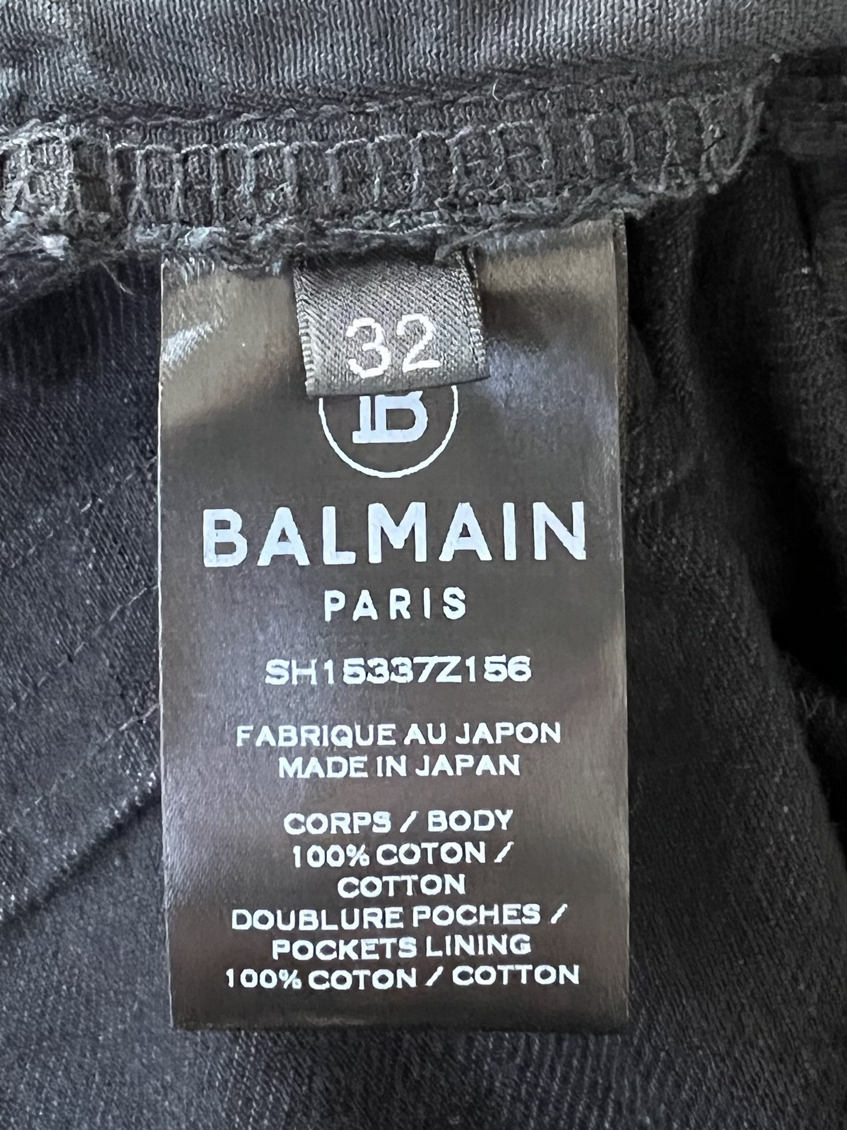 Balmain Distressed Biker Jeans Size US 32 / EU 48 - 4 Thumbnail