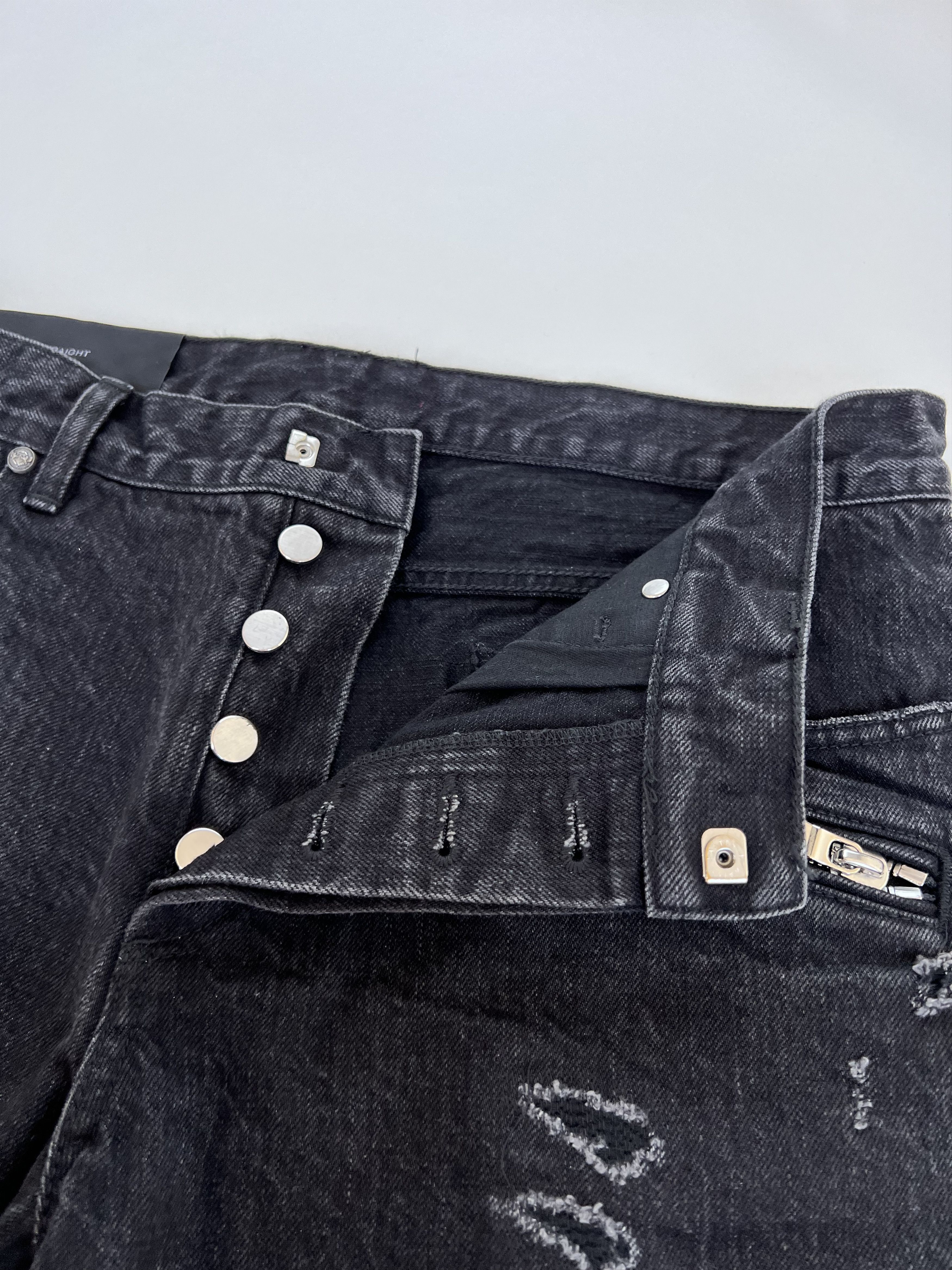 Balmain Distressed Biker Jeans Size US 32 / EU 48 - 6 Thumbnail