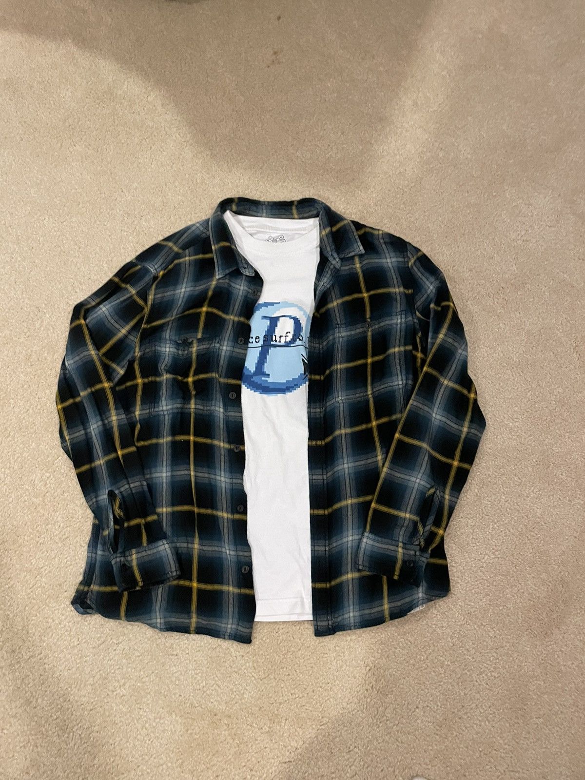 Flannel × Vintage Vintage Flannel Shirt Size US M / EU 48-50 / 2 - 2 Thumbnail