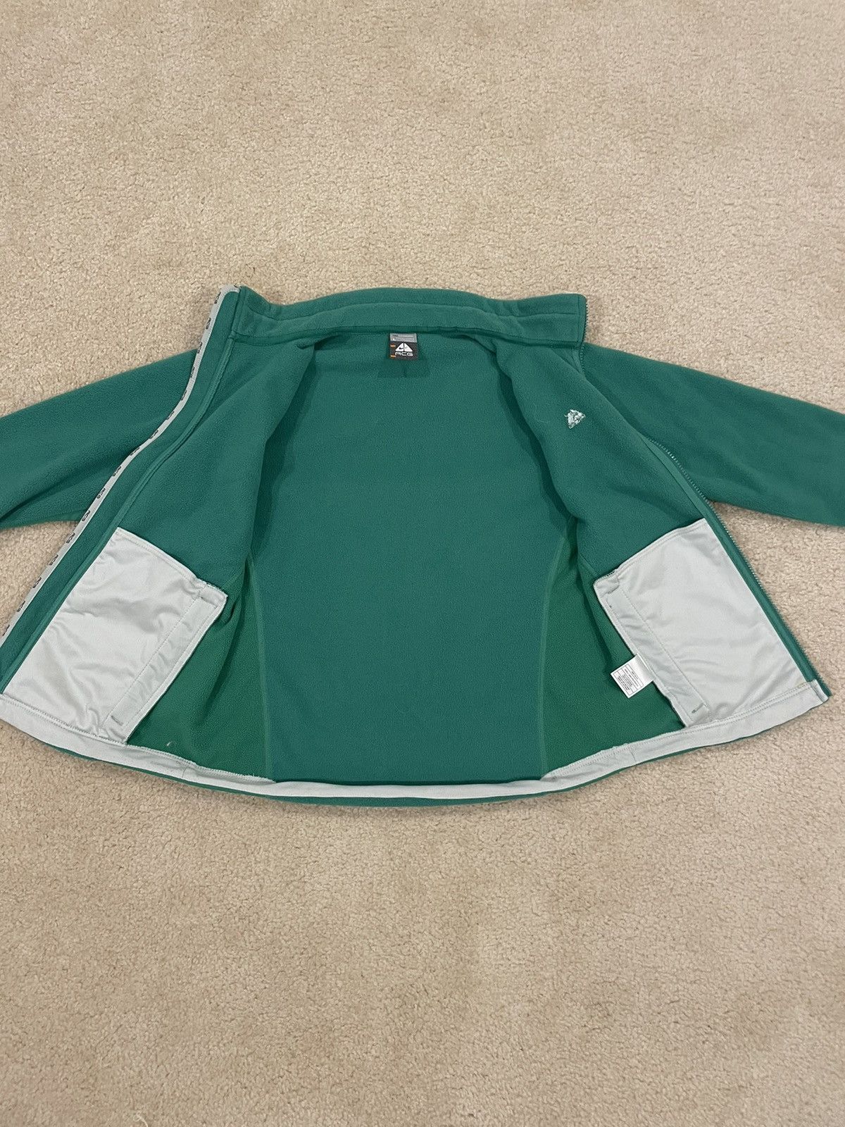 Nike × Nike ACG × Vintage Vintage Nike ACG Medium Pile Fleece Jacket Seafoam Size US S / EU 44-46 / 1 - 6 Thumbnail