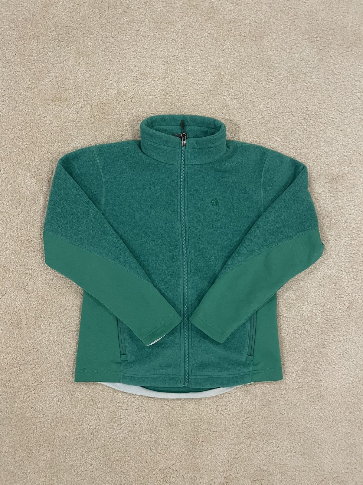 Nike × Nike ACG × Vintage Vintage Nike ACG Medium Pile Fleece Jacket Seafoam Size US S / EU 44-46 / 1 - 1 Thumbnail