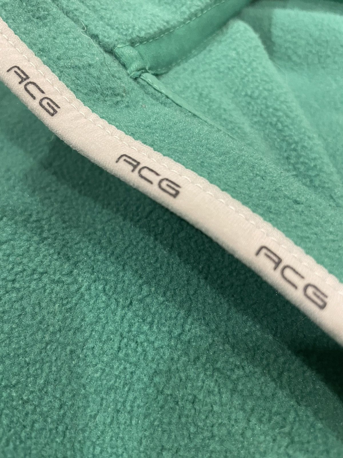 Nike × Nike ACG × Vintage Vintage Nike ACG Medium Pile Fleece Jacket Seafoam Size US S / EU 44-46 / 1 - 4 Thumbnail