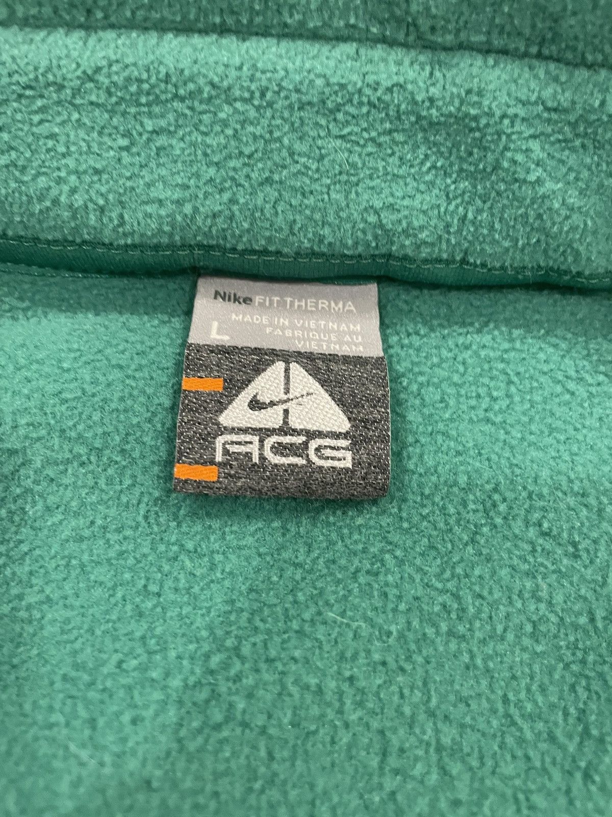 Nike × Nike ACG × Vintage Vintage Nike ACG Medium Pile Fleece Jacket Seafoam Size US S / EU 44-46 / 1 - 3 Thumbnail
