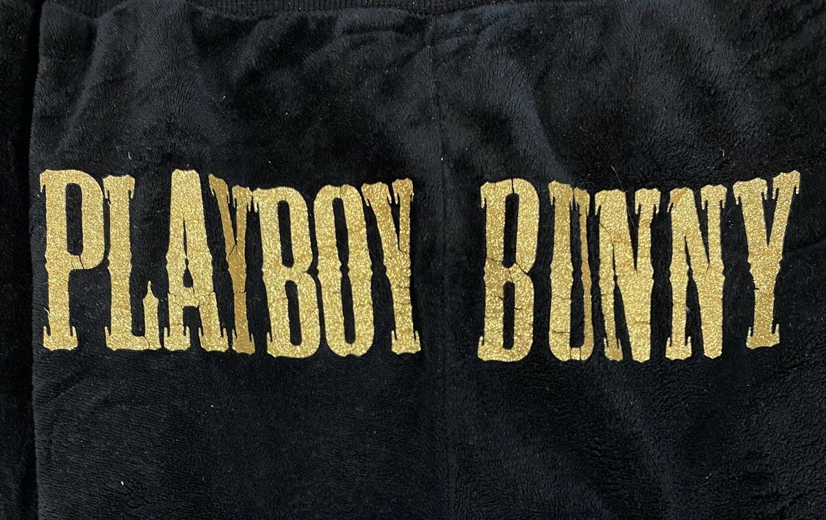 Playboy Playboy Bunny Velvet Joggerpants Size 30" / US 8 / IT 44 - 4 Thumbnail