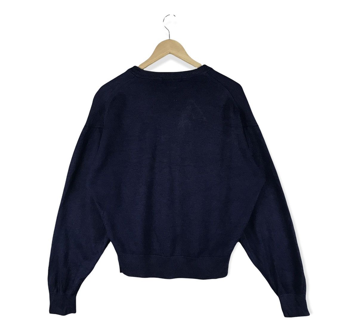 Yves Saint Laurent Vintage Yves Saint Laurent Small Logo Vneck Sweatshirt Size US M / EU 48-50 / 2 - 3 Thumbnail