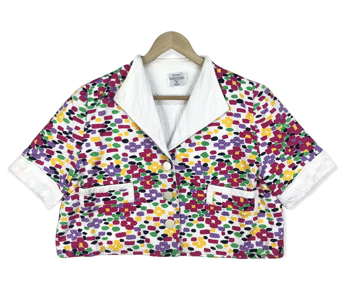 Valentino 🔥Grail Iconic🔥Vtg Valentino Multicolor Cropped Size M / US 6-8 / IT 42-44 - 1 Thumbnail