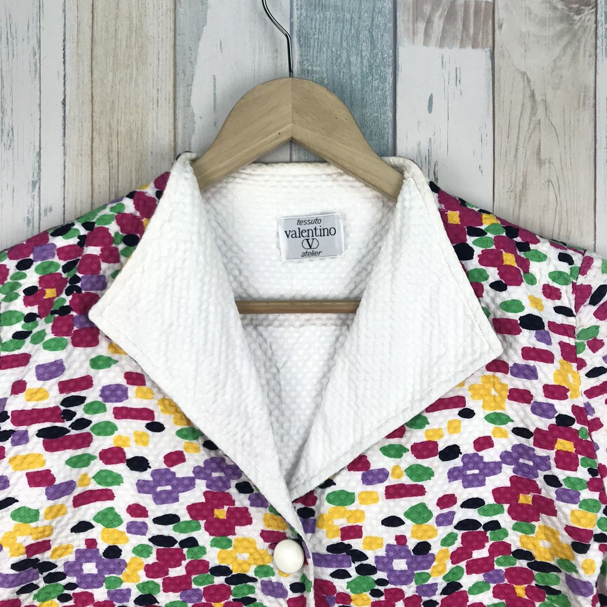 Valentino 🔥Grail Iconic🔥Vtg Valentino Multicolor Cropped Size M / US 6-8 / IT 42-44 - 5 Thumbnail