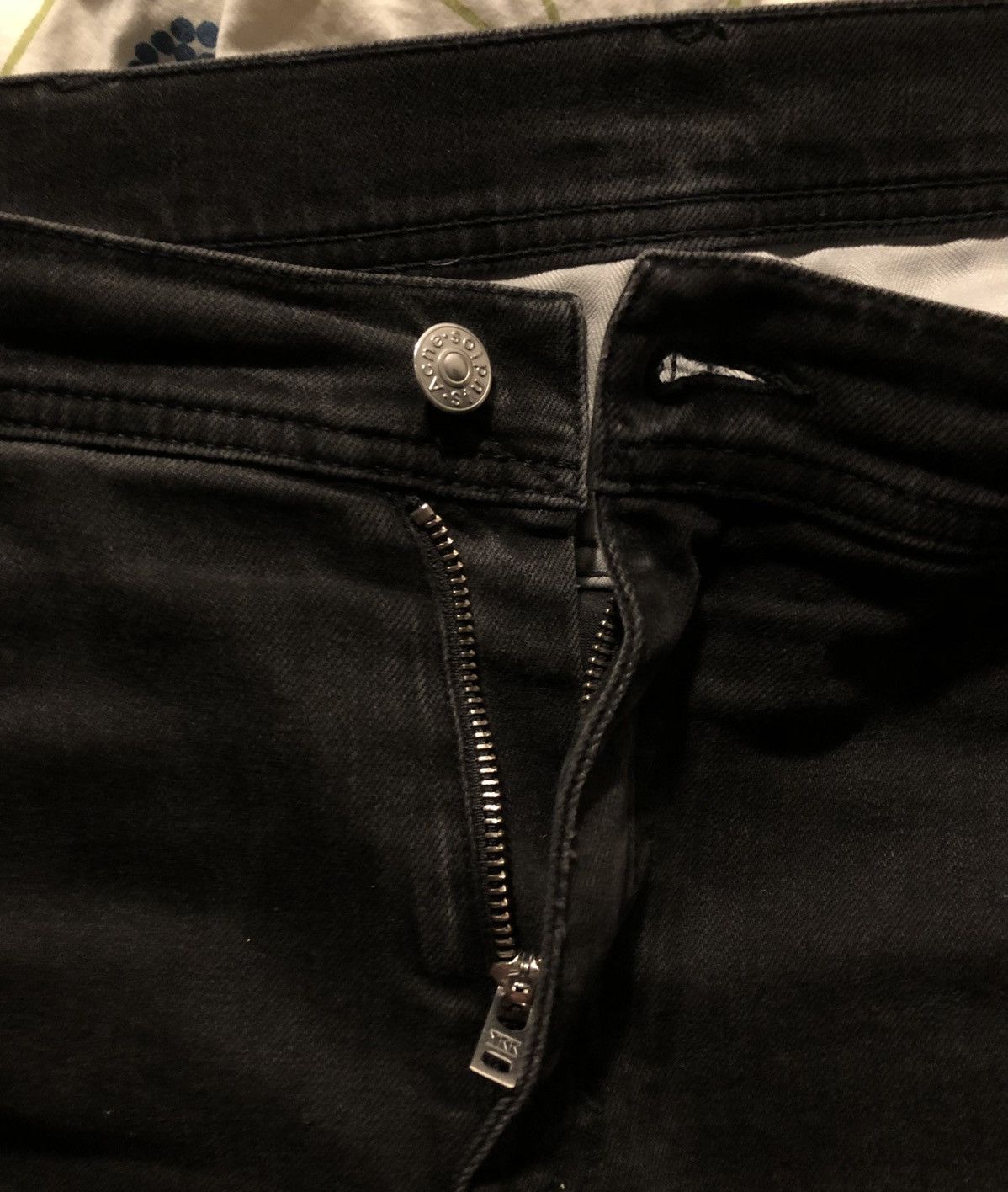 Acne Studios ACNE STUDIOS North Off-black Denim Jeans Size US 34 / EU 50 - 2 Thumbnail