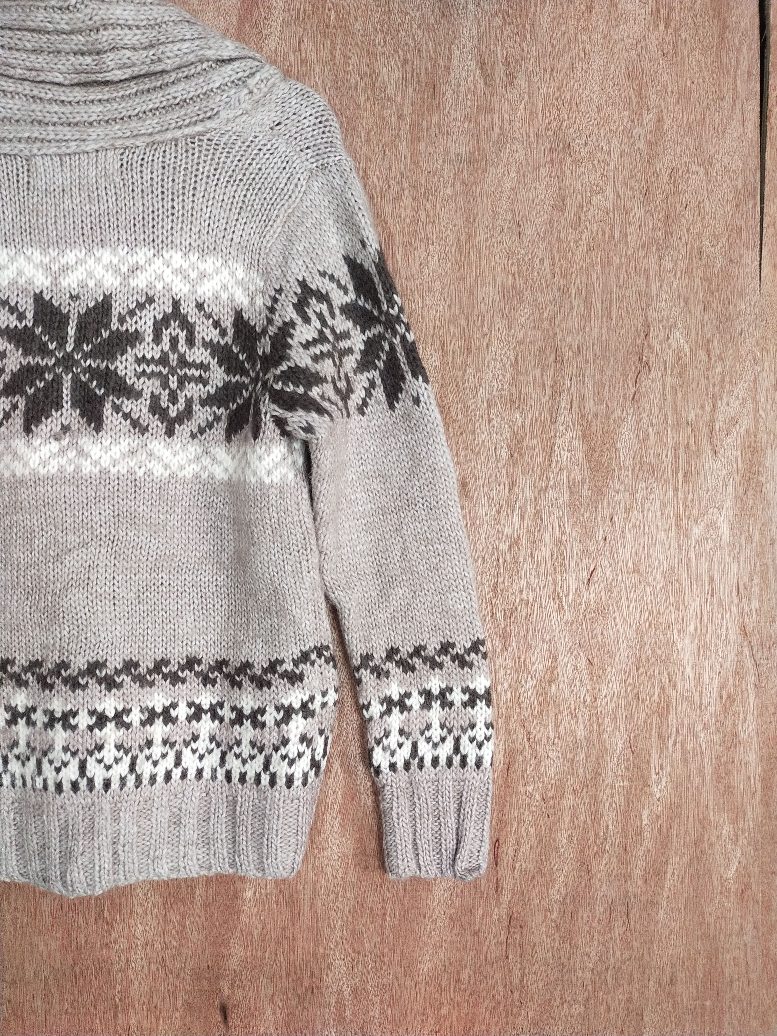 Aran Isles Knitwear Chocol Raffine brown cardigan knitwear japan #S046 Size US S / EU 44-46 / 1 - 12 Thumbnail