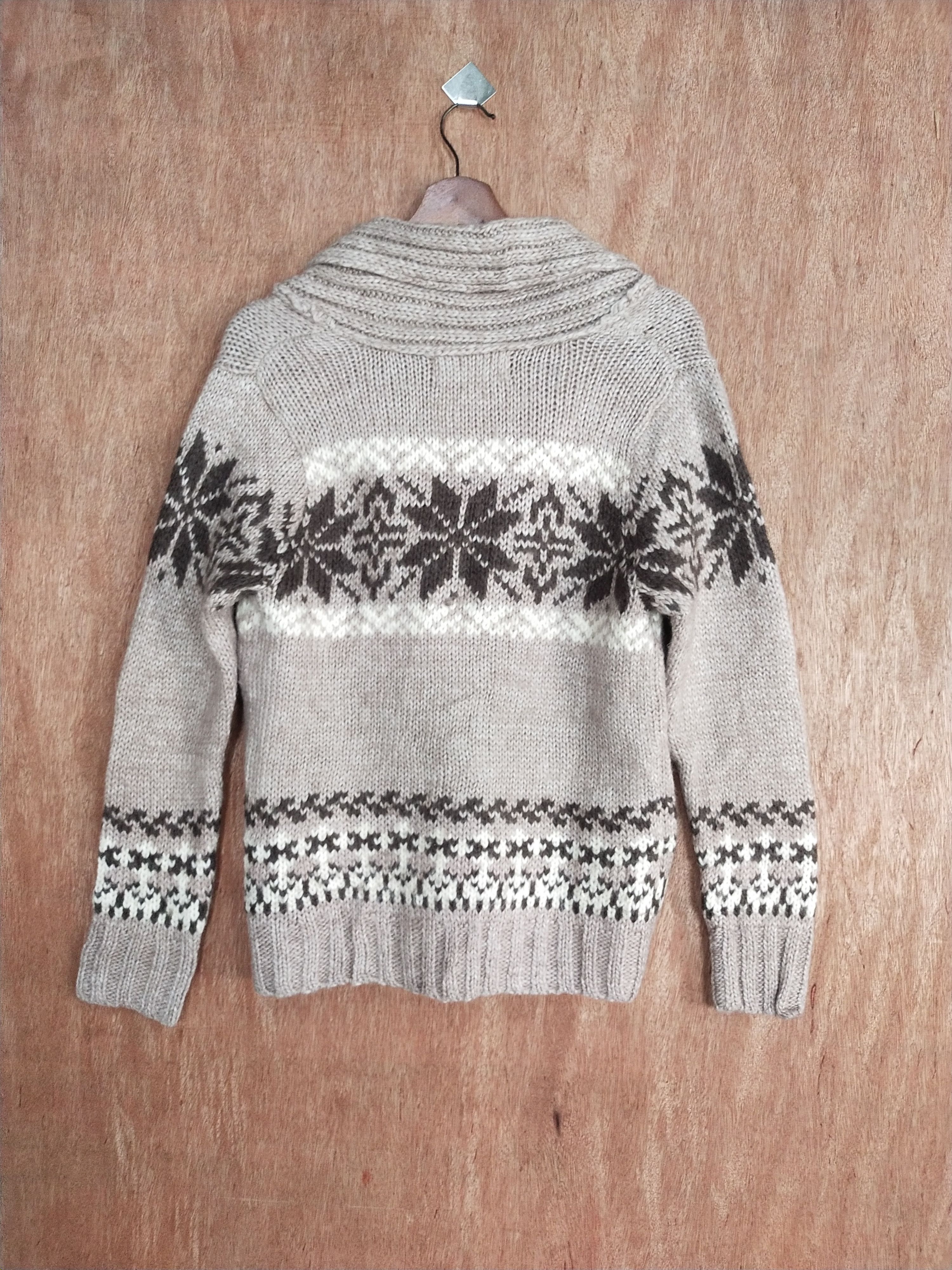 Aran Isles Knitwear Chocol Raffine brown cardigan knitwear japan #S046 Size US S / EU 44-46 / 1 - 10 Thumbnail
