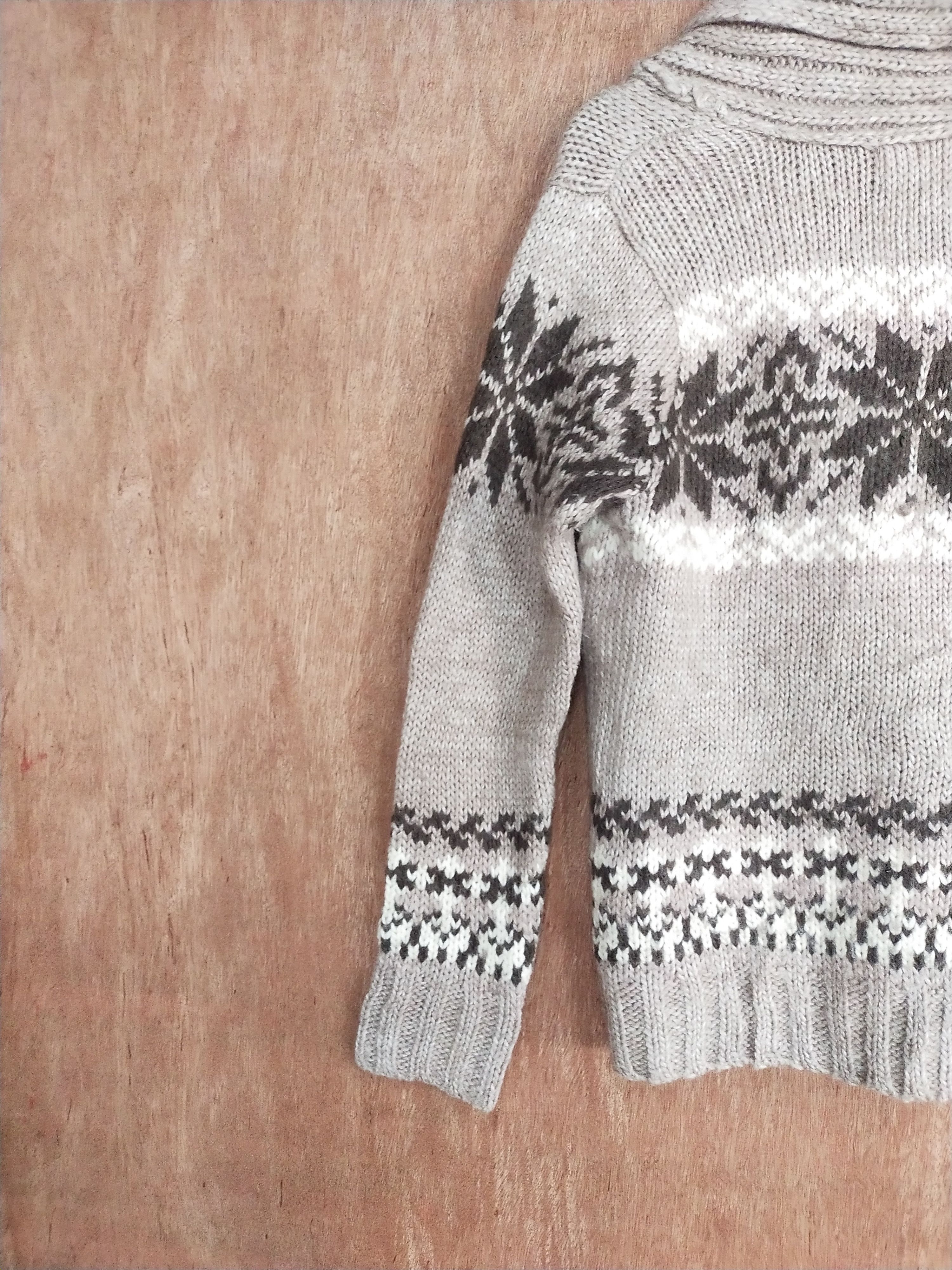 Aran Isles Knitwear Chocol Raffine brown cardigan knitwear japan #S046 Size US S / EU 44-46 / 1 - 11 Thumbnail