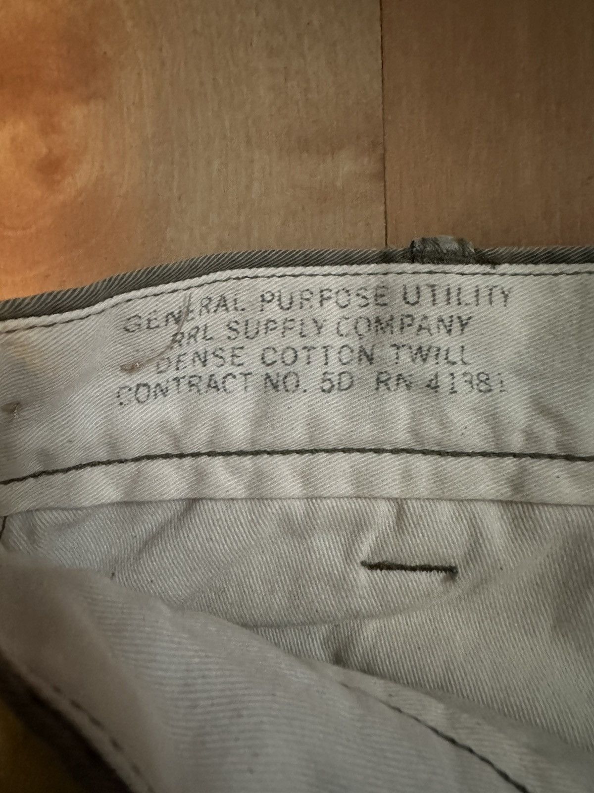 RRL Ralph Lauren RRL Slim Fit Chino Cotton Twill Utility Size US 29 - 6 Thumbnail
