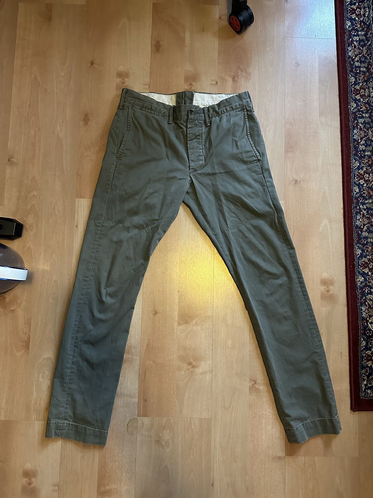 RRL Ralph Lauren RRL Slim Fit Chino Cotton Twill Utility Size US 29 - 2 Thumbnail