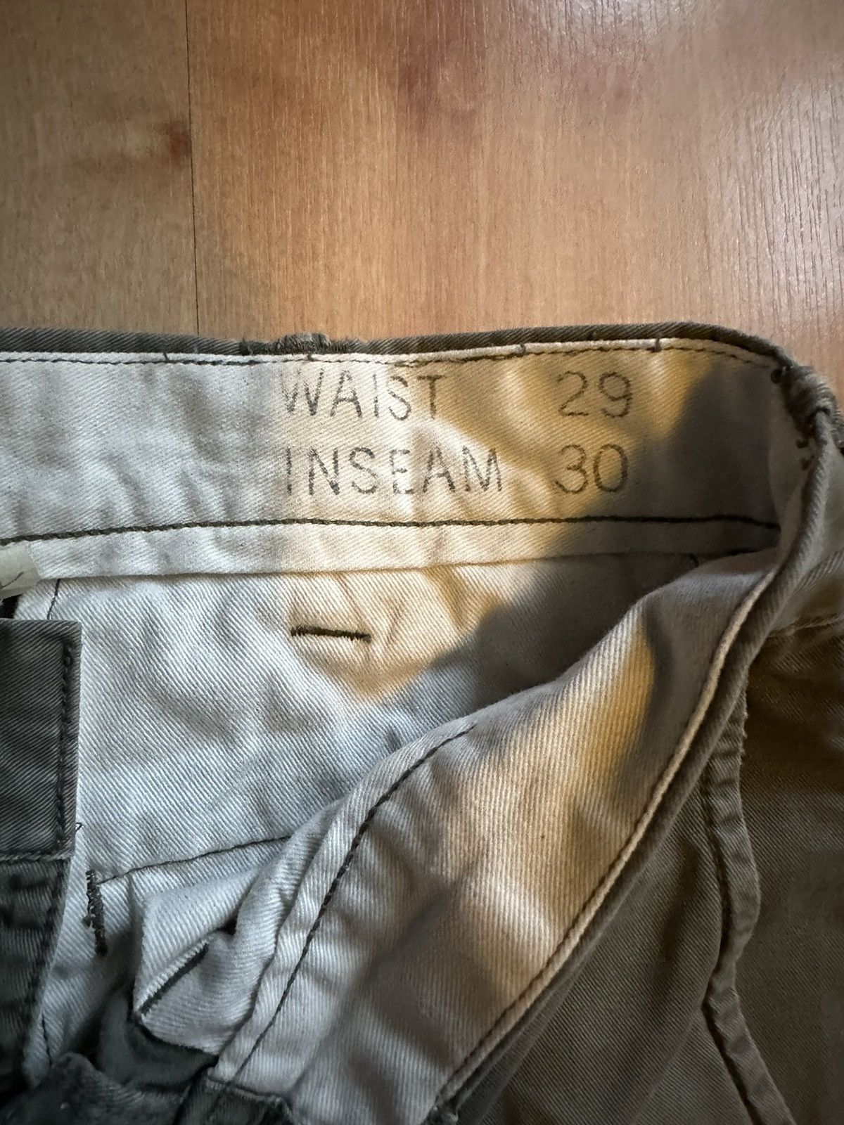 RRL Ralph Lauren RRL Slim Fit Chino Cotton Twill Utility Size US 29 - 5 Thumbnail